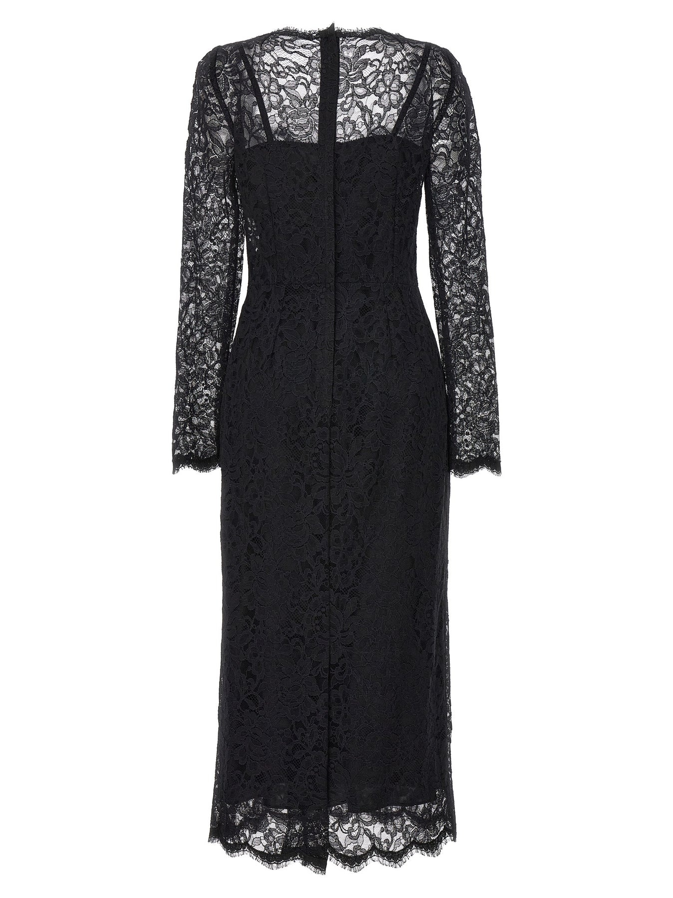 Lace Dress Dresses Black - 2
