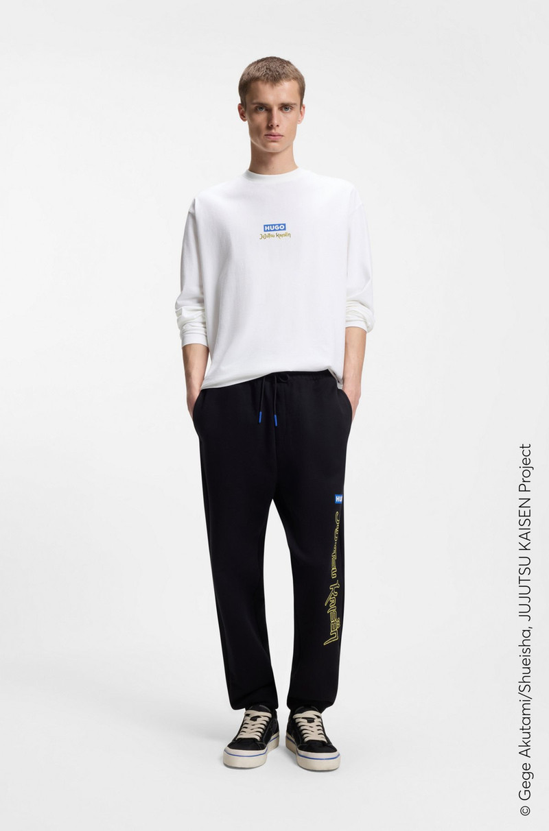 HUGO HUGO X JUJUTSU KAISEN T-SHIRT WITH YUJI, MEGUMI AND KENTO PRINT outlook