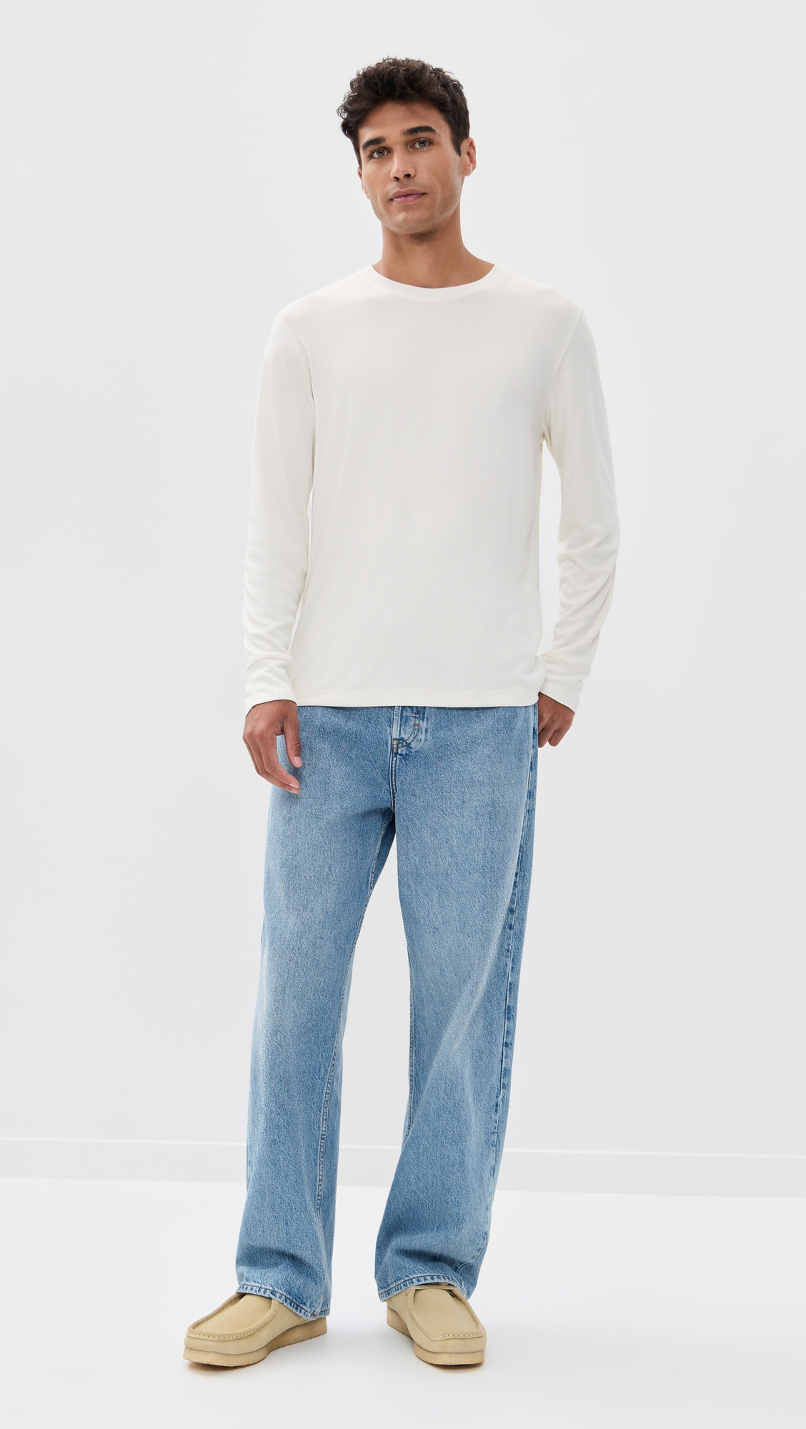 Essential Tee Long Sleeve in Anenome - 4