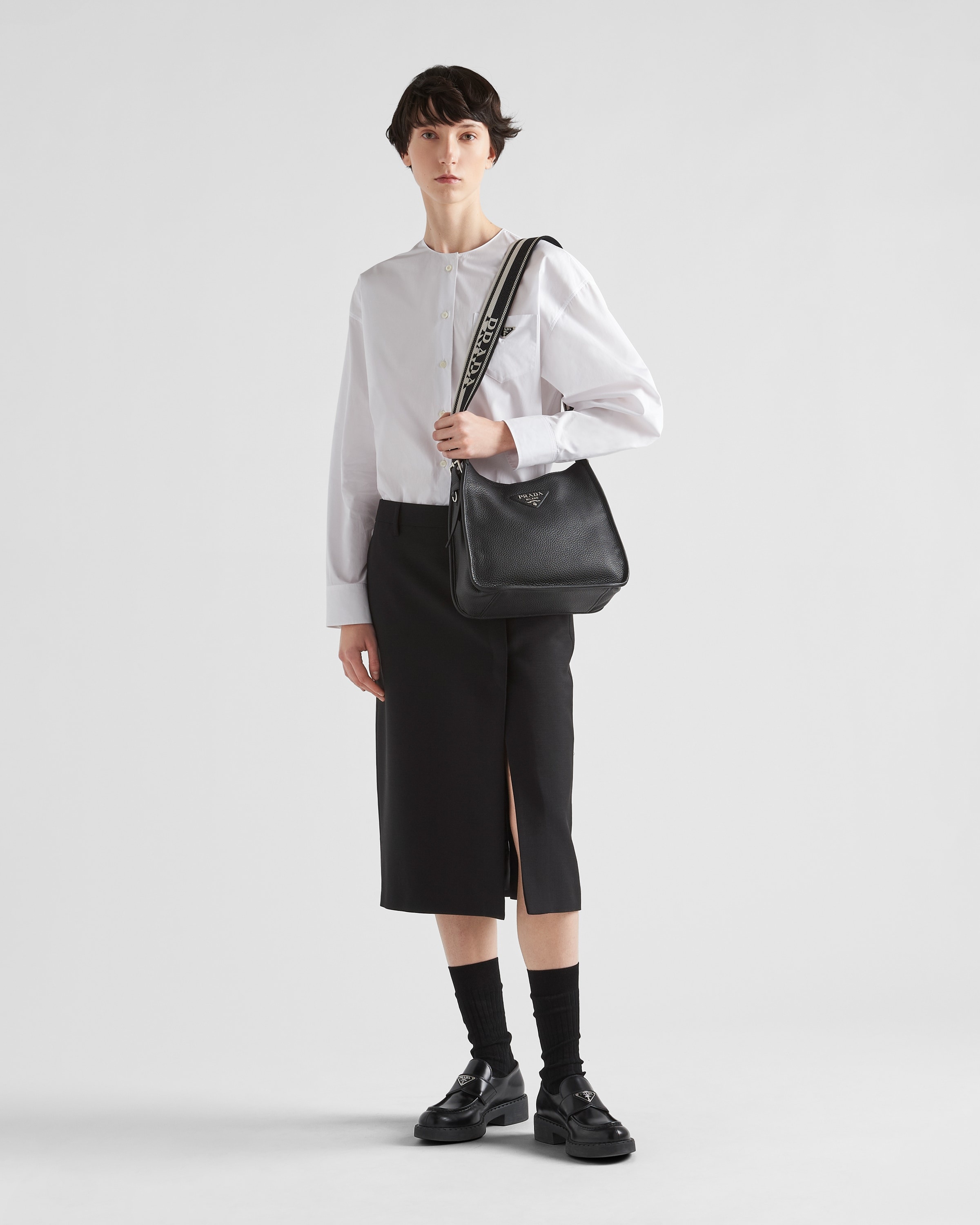 Leather hobo bag - 8