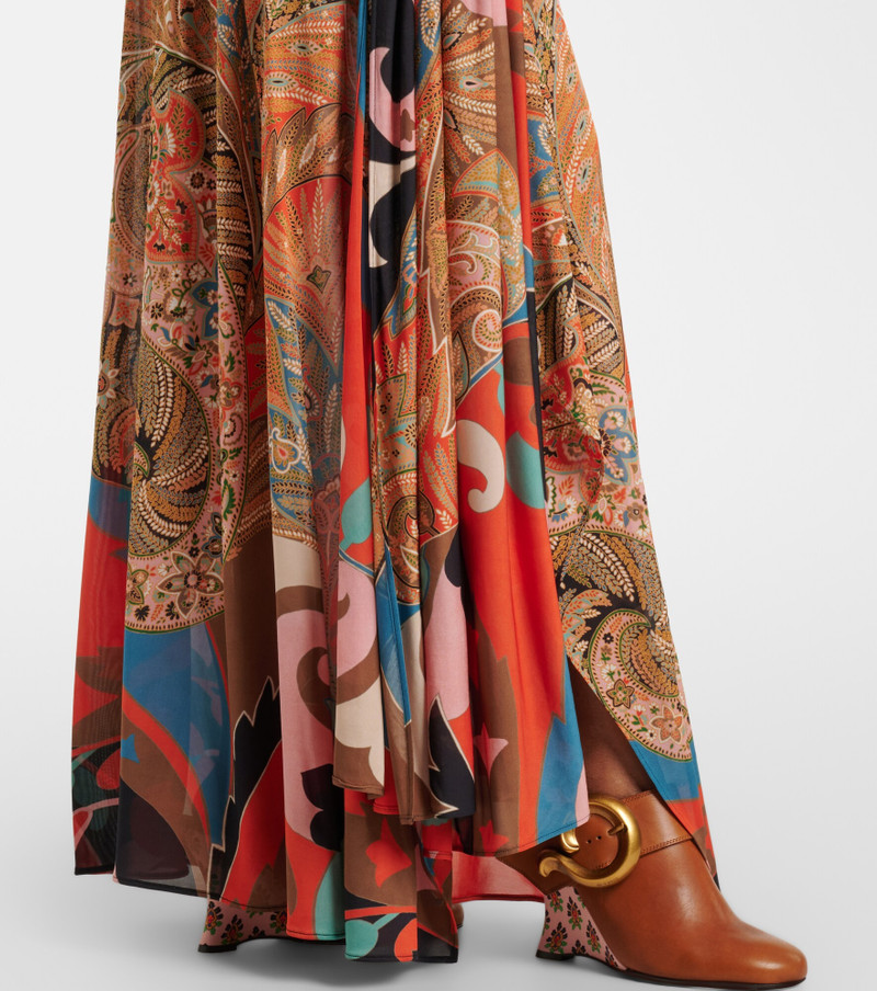 Paisley draped gown 5