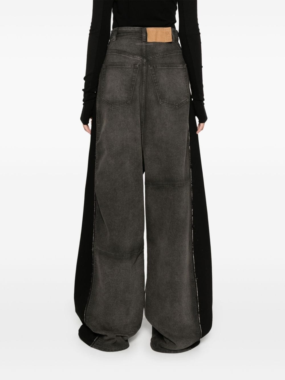 wide-leg denim - 4
