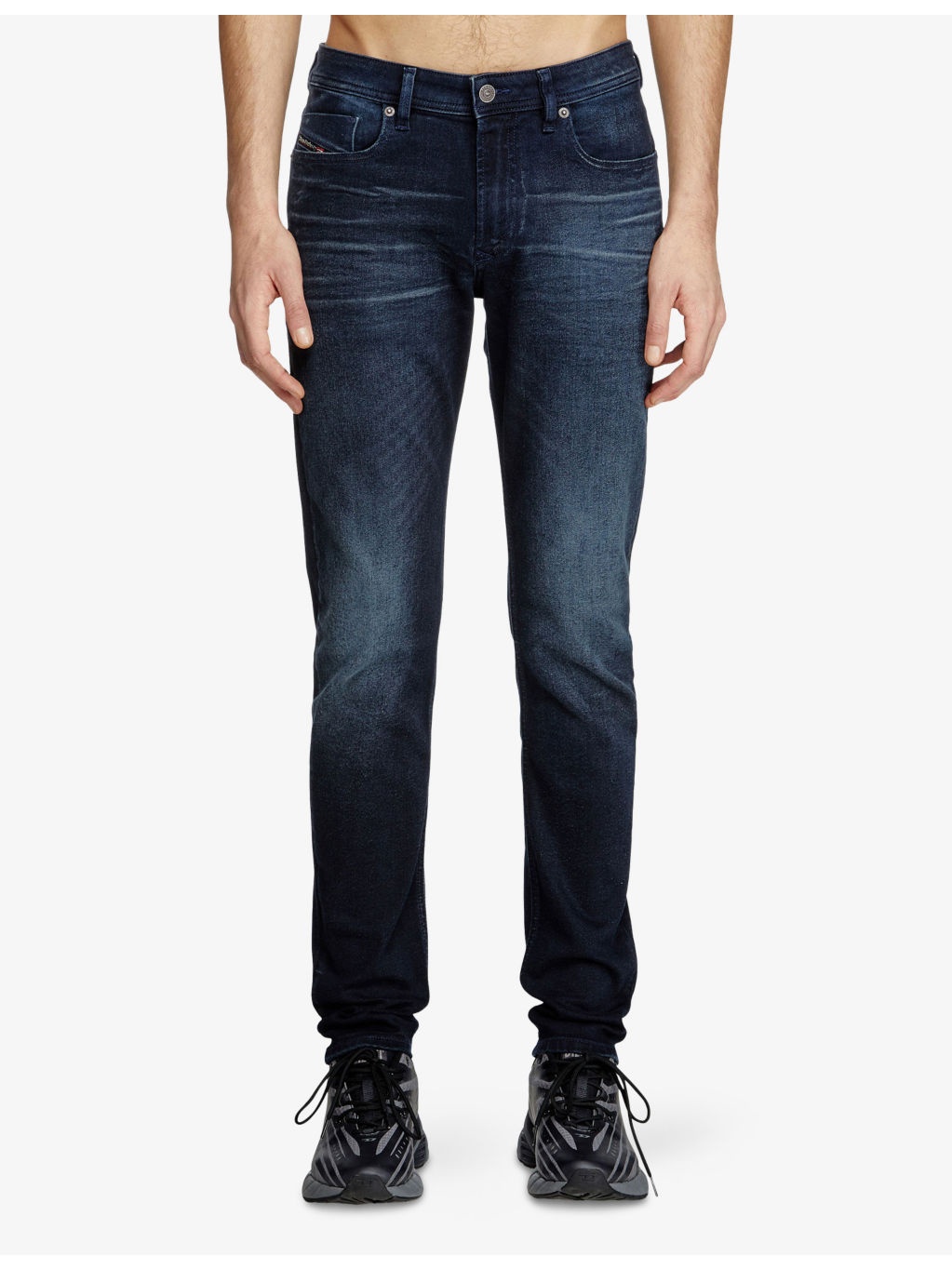 1979 Sleenker Logo-Patch Slim-Leg Stretch-Denim Jeans - 3