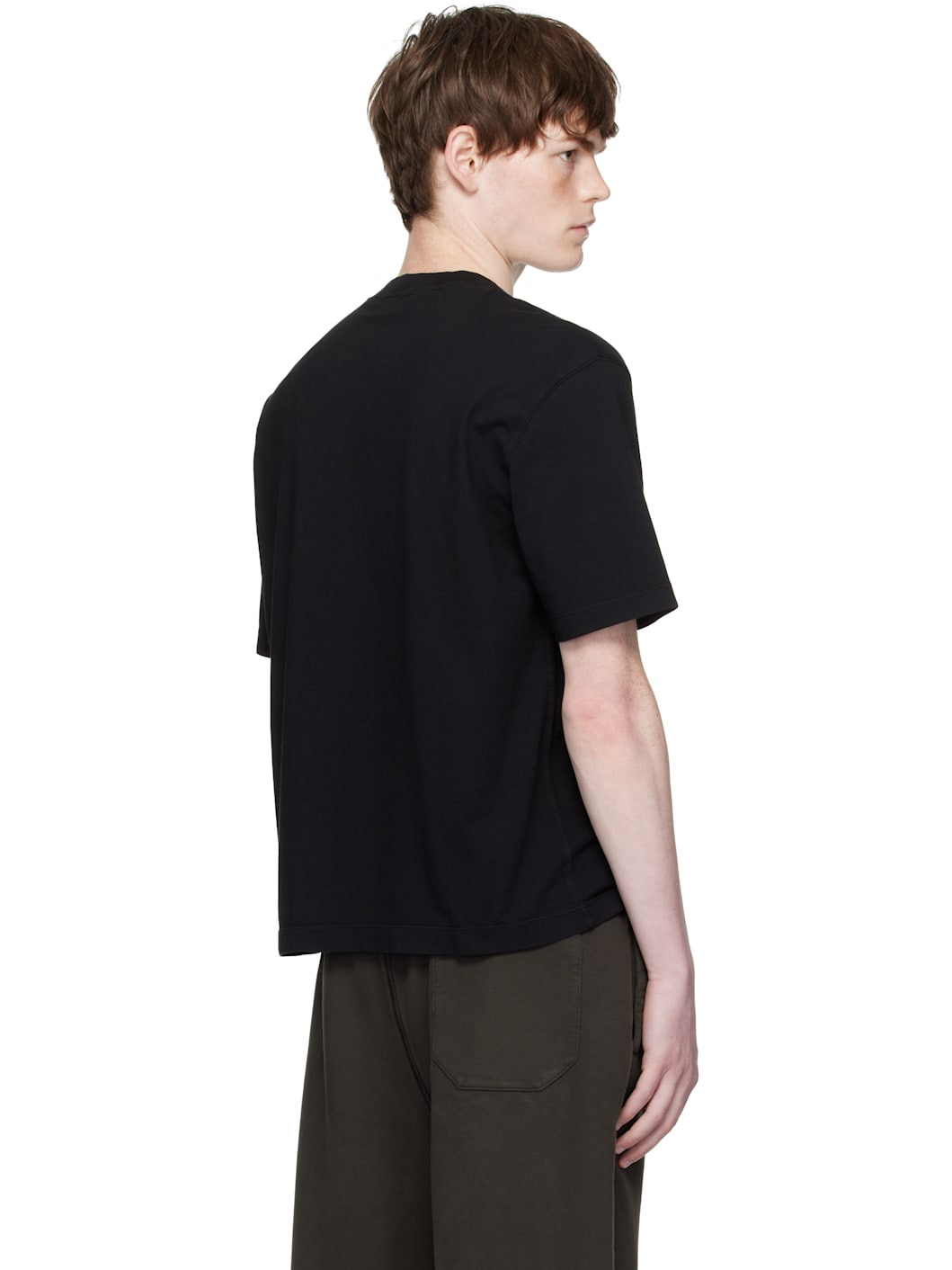 Black 2100025 Combed Organic Cotton Jersey T-shirt - 3