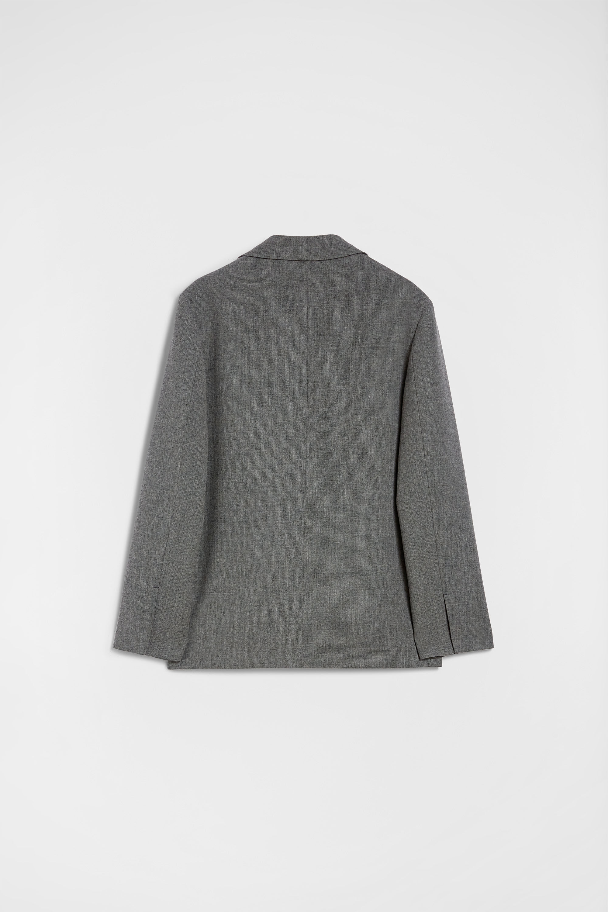 Wool Canvas Tailored Jacket - 4
