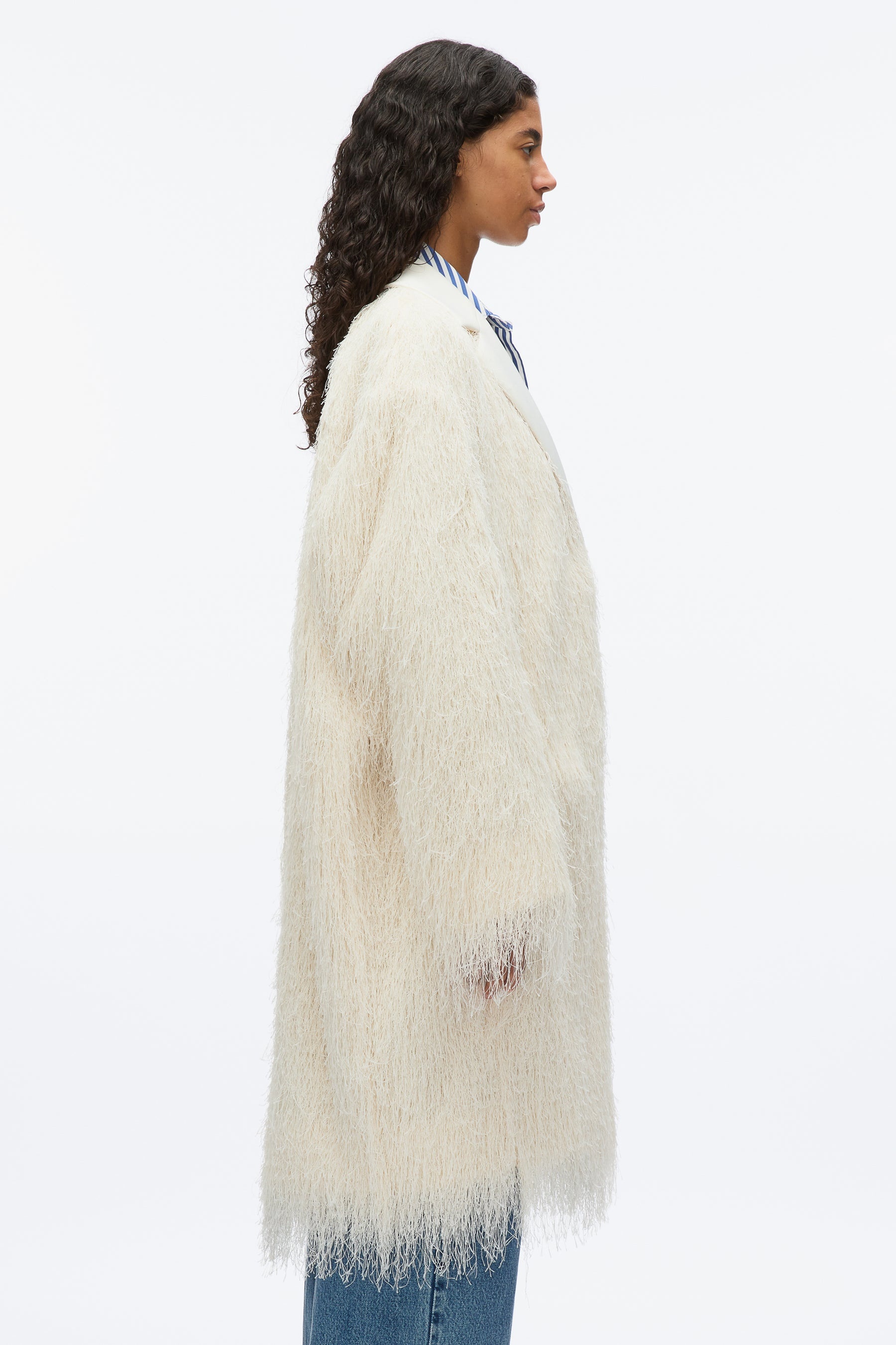 Fringe Tuxedo Coat - 3