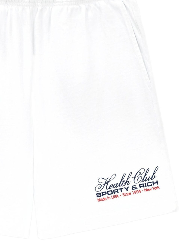 Sporty & Rich logo-print shorts outlook