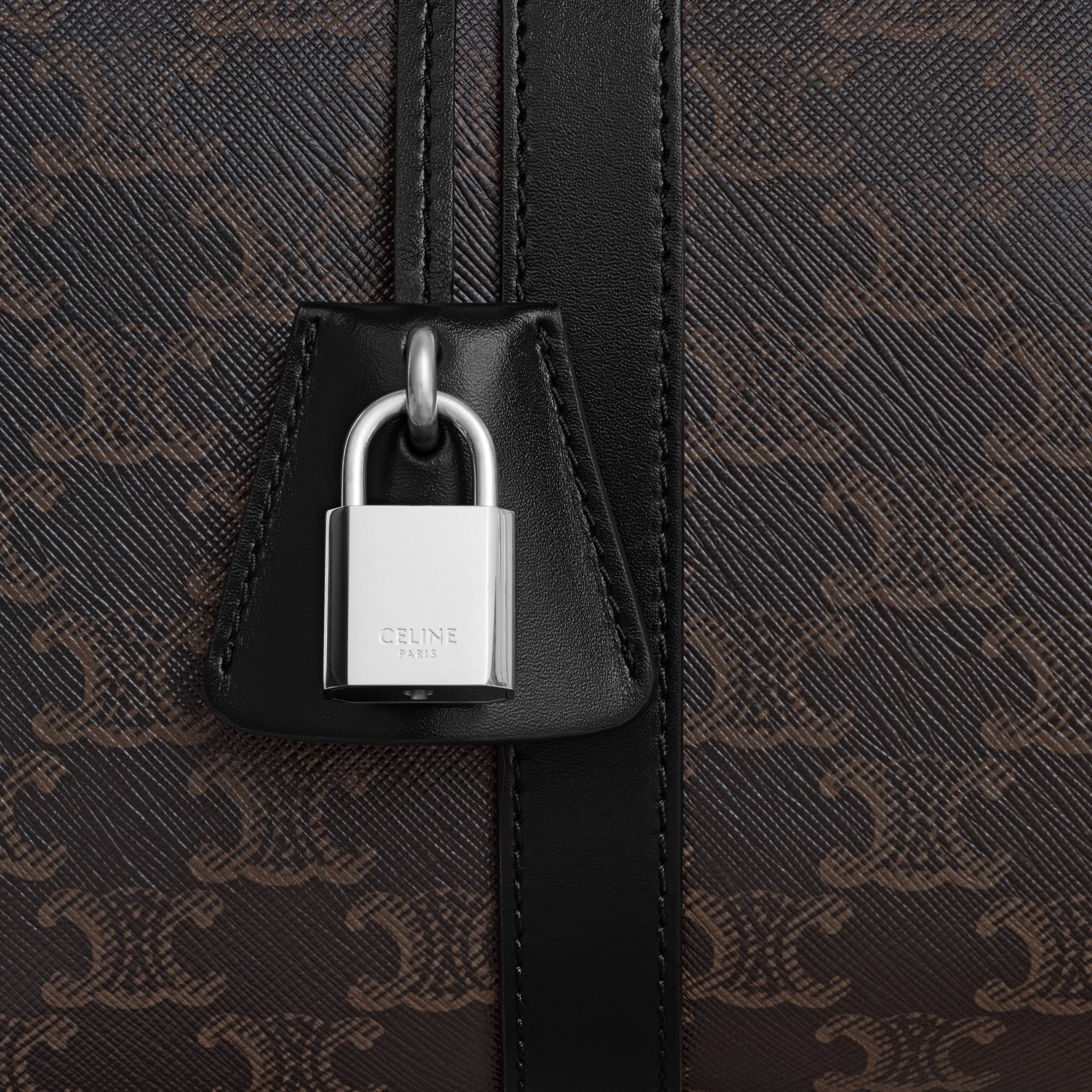 LARGE BOSTON in Triomphe Canvas & calfskin - 4