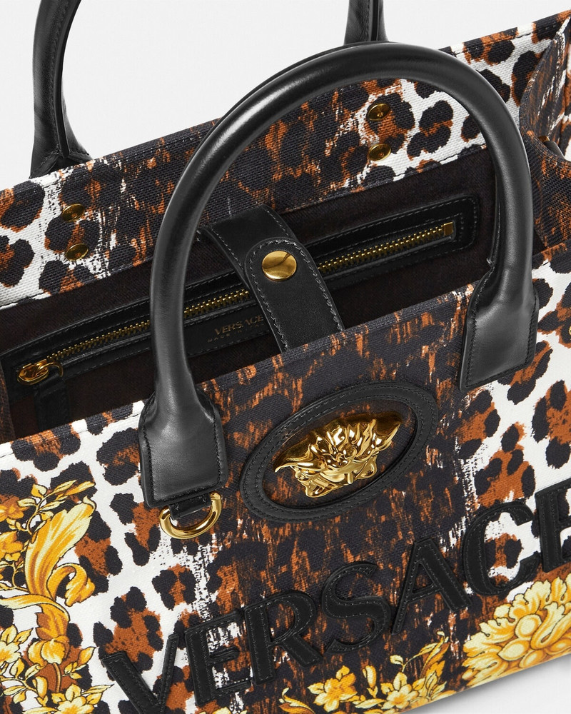 Wild Barocco Canvas Small Tote Bag 4