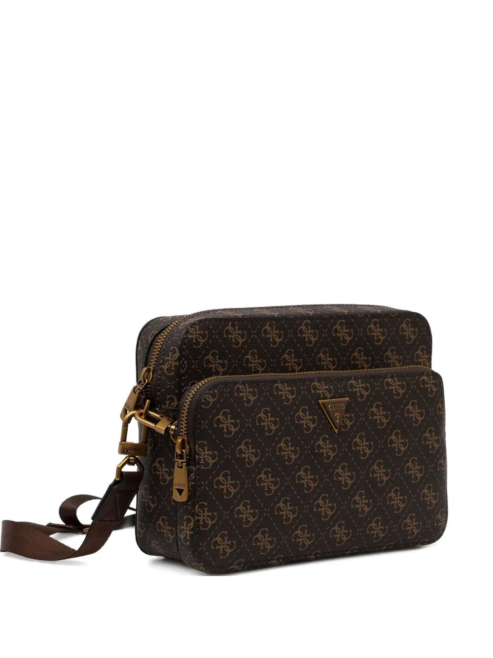 Milano monogram-pattern messenger bag - 1