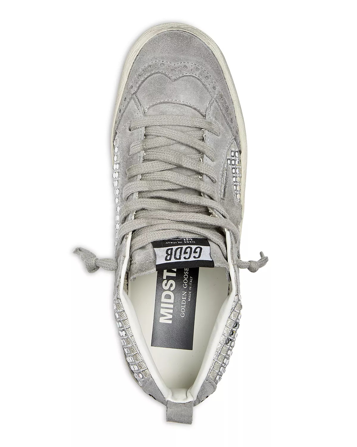 Unisex Mid Star Embellished Mid Top Sneakers - 3