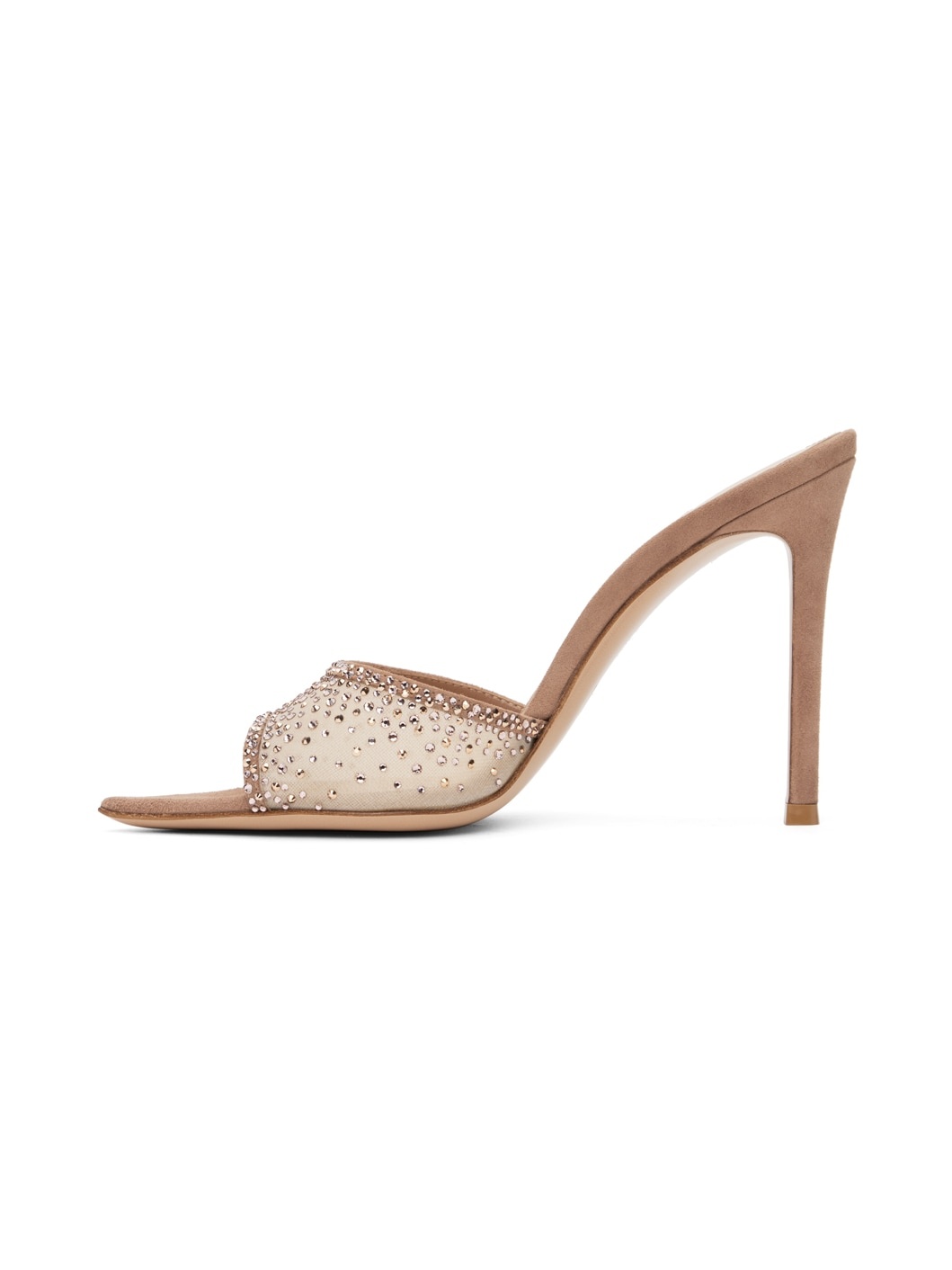 Tan & Beige Rania Mules - 3