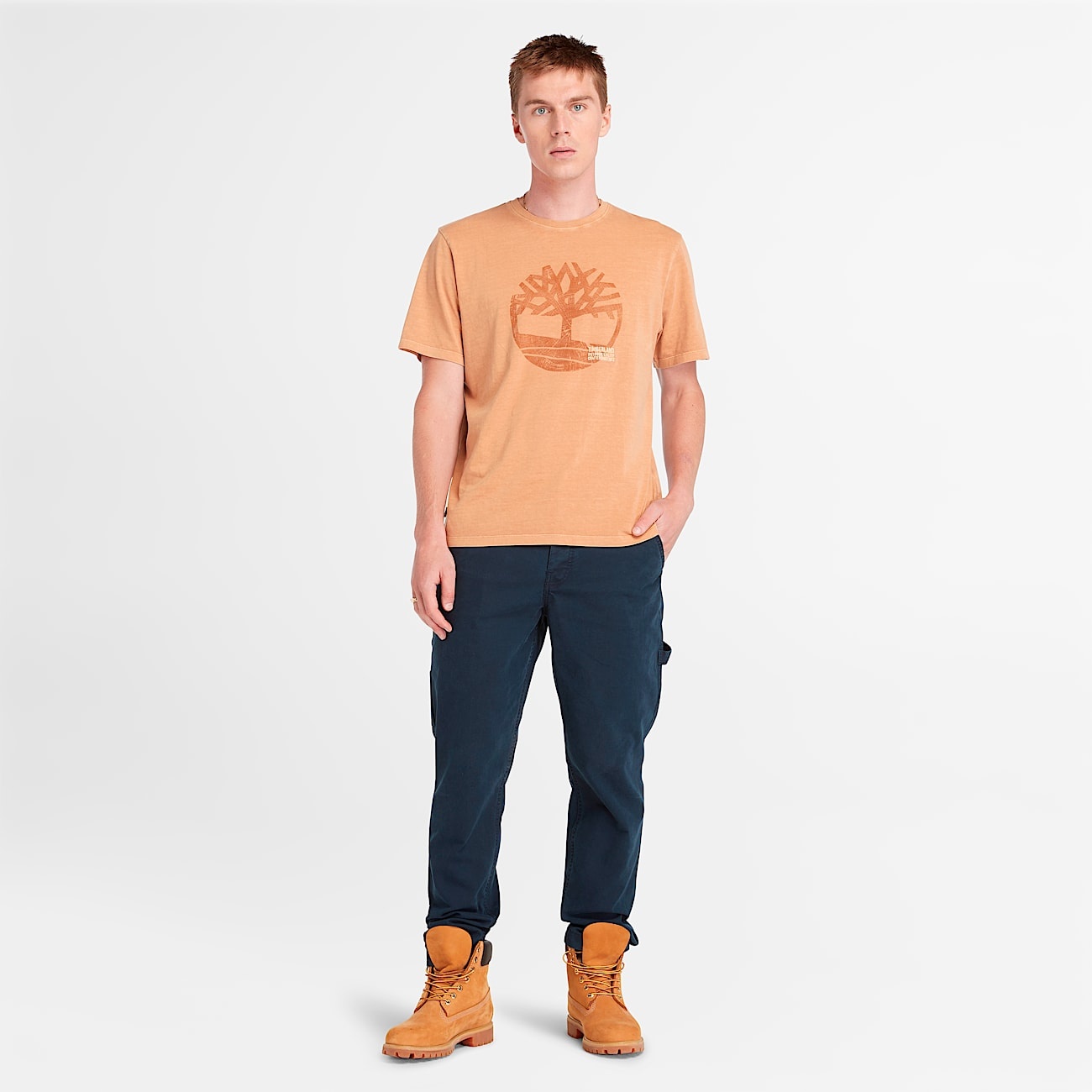 Men's Merrymack River Garment Dye Logo Graphic T-Shirt - 3