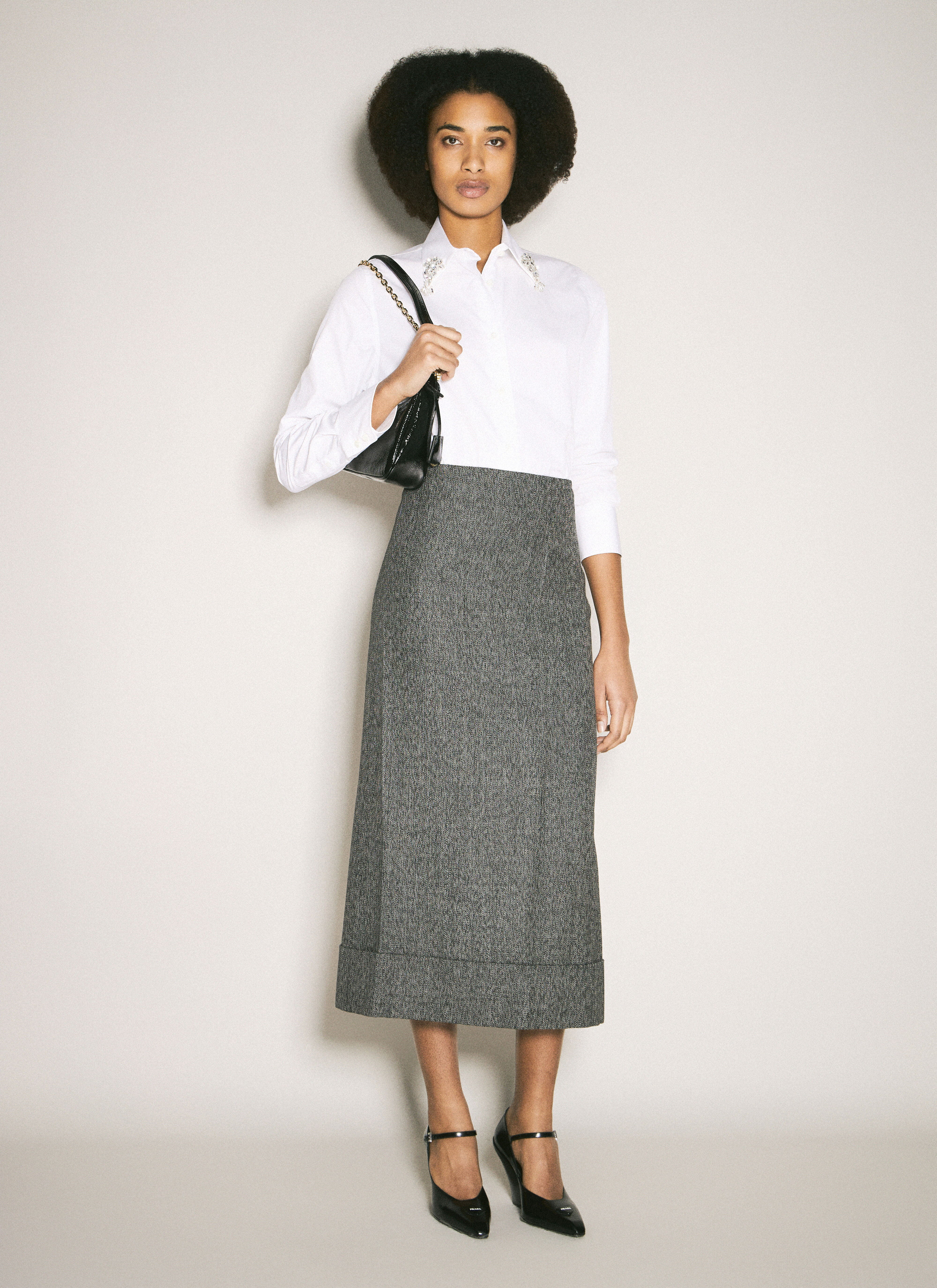 Wool Maxi Skirt - 2