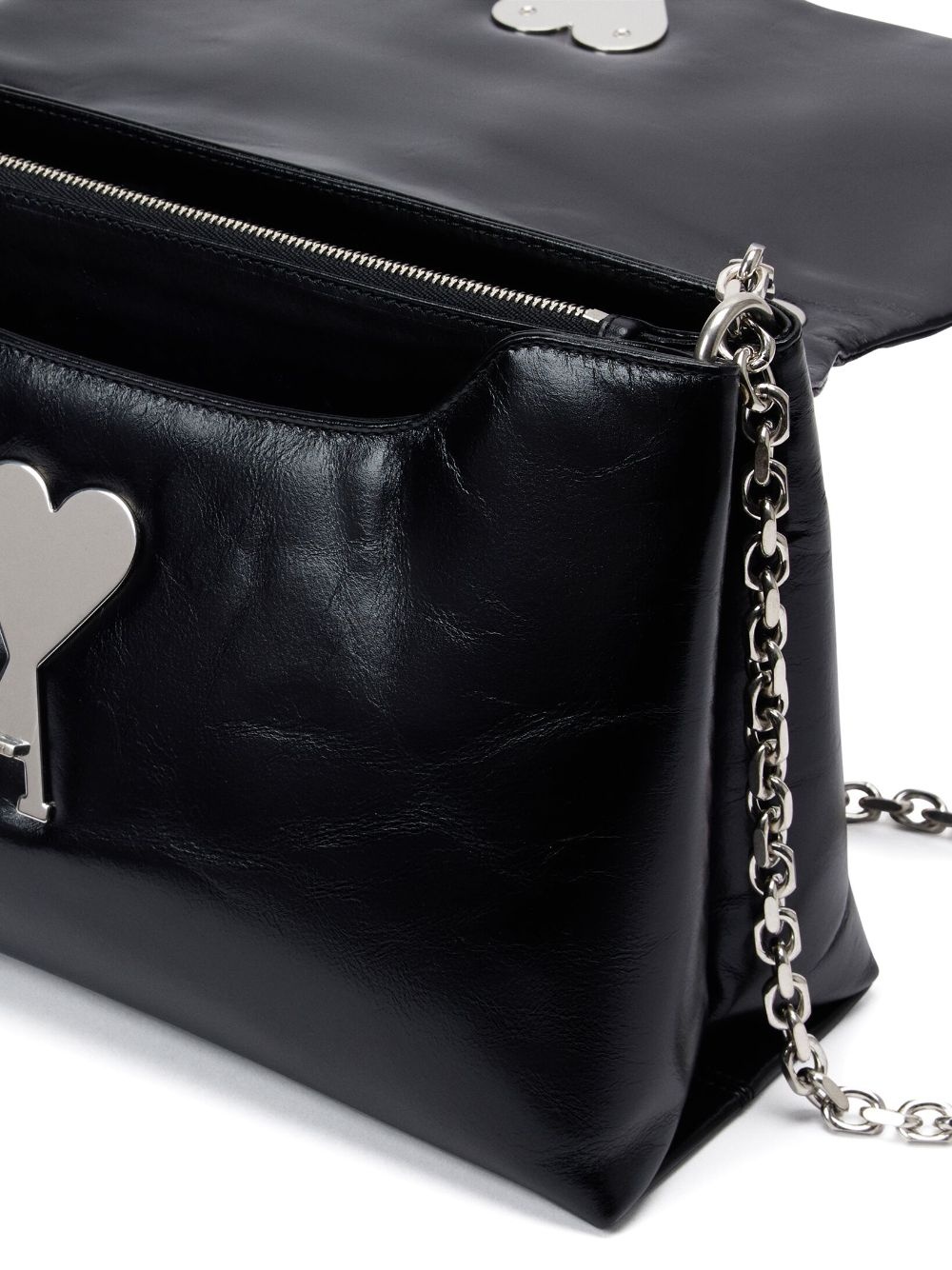 Voulez-vous logo-plaque leather bag - 4