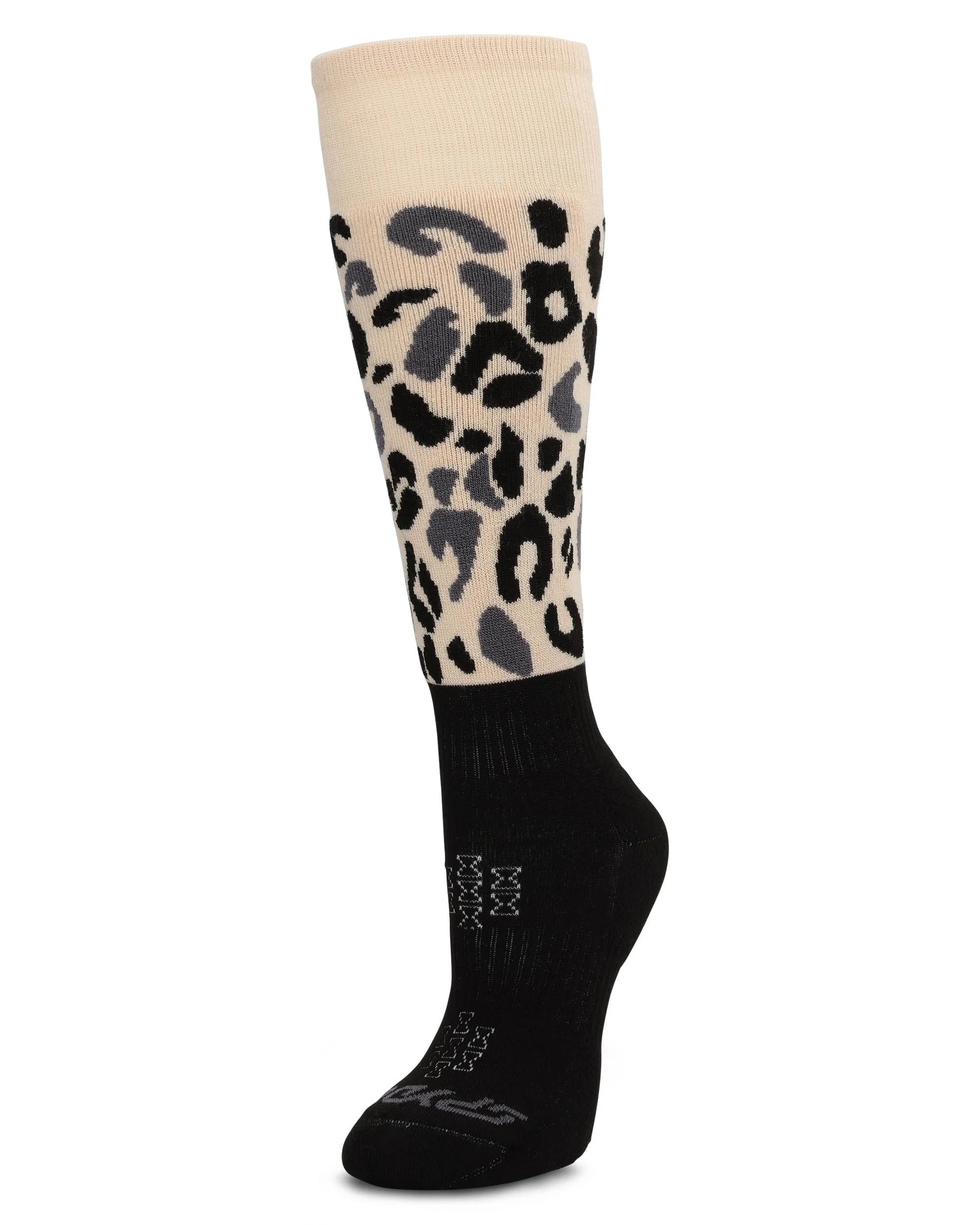Womens Sweep Socks - Animal Print - 1
