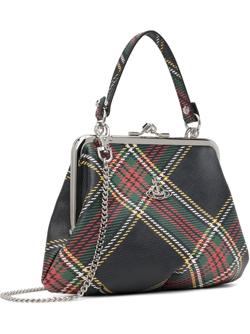 Vivienne Westwood Green & Red Granny Frame Bag outlook