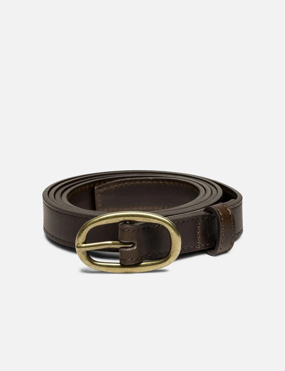 OVAL LEATHER BELT - 1