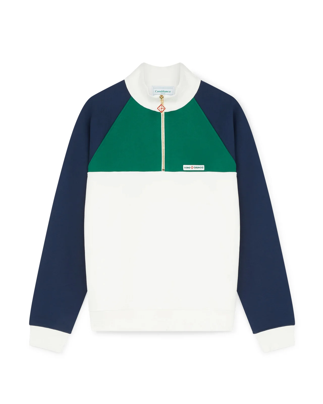 Quarter Zip Sweatshirt | Casablanca Paris - 1