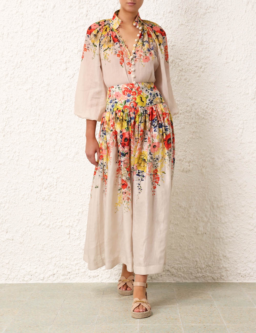ALIGHT BASQUE MIDI SKIRT - 2