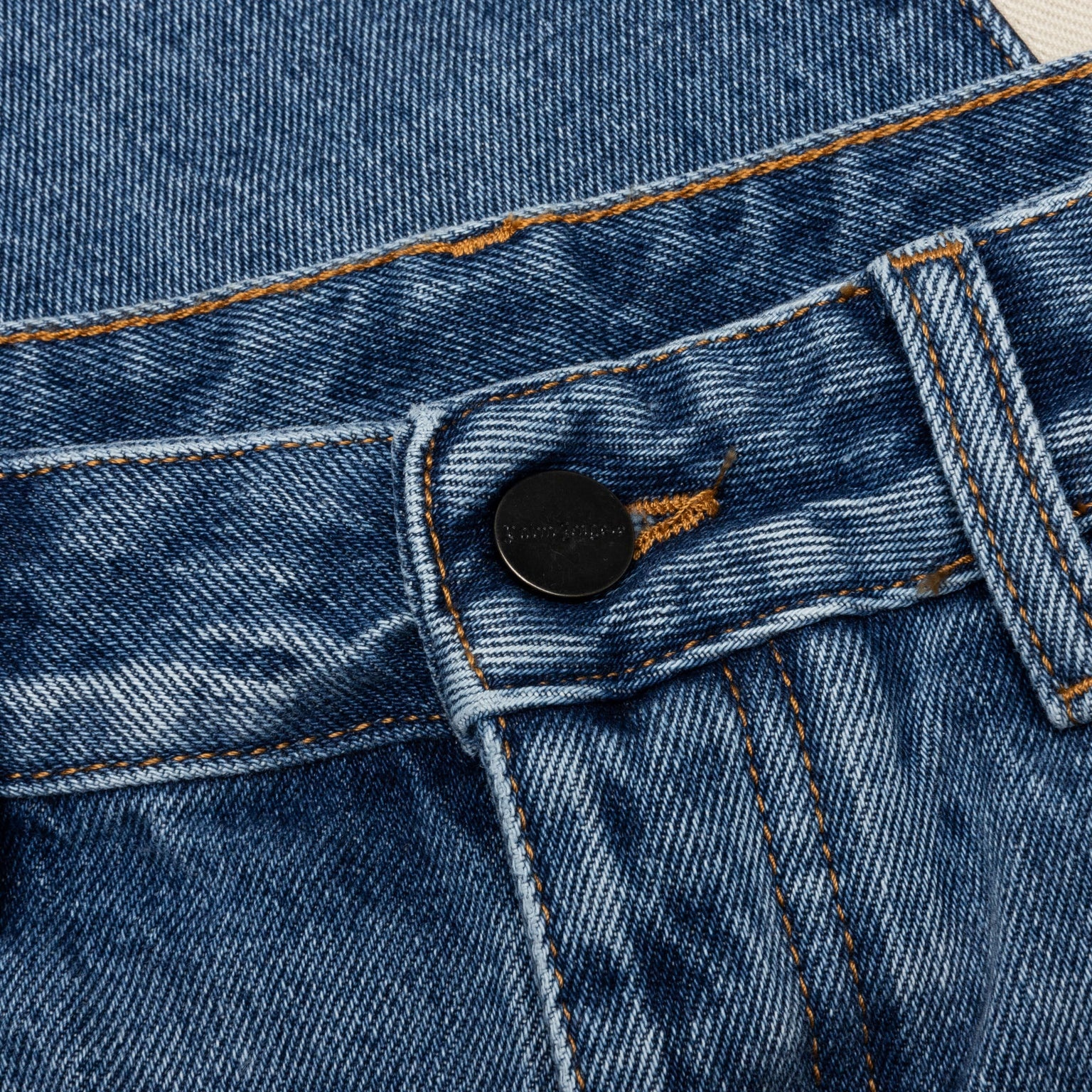 PALM ANGELS INDIGO TRACK DENIM PANTS - LIGHT BLUE - 3