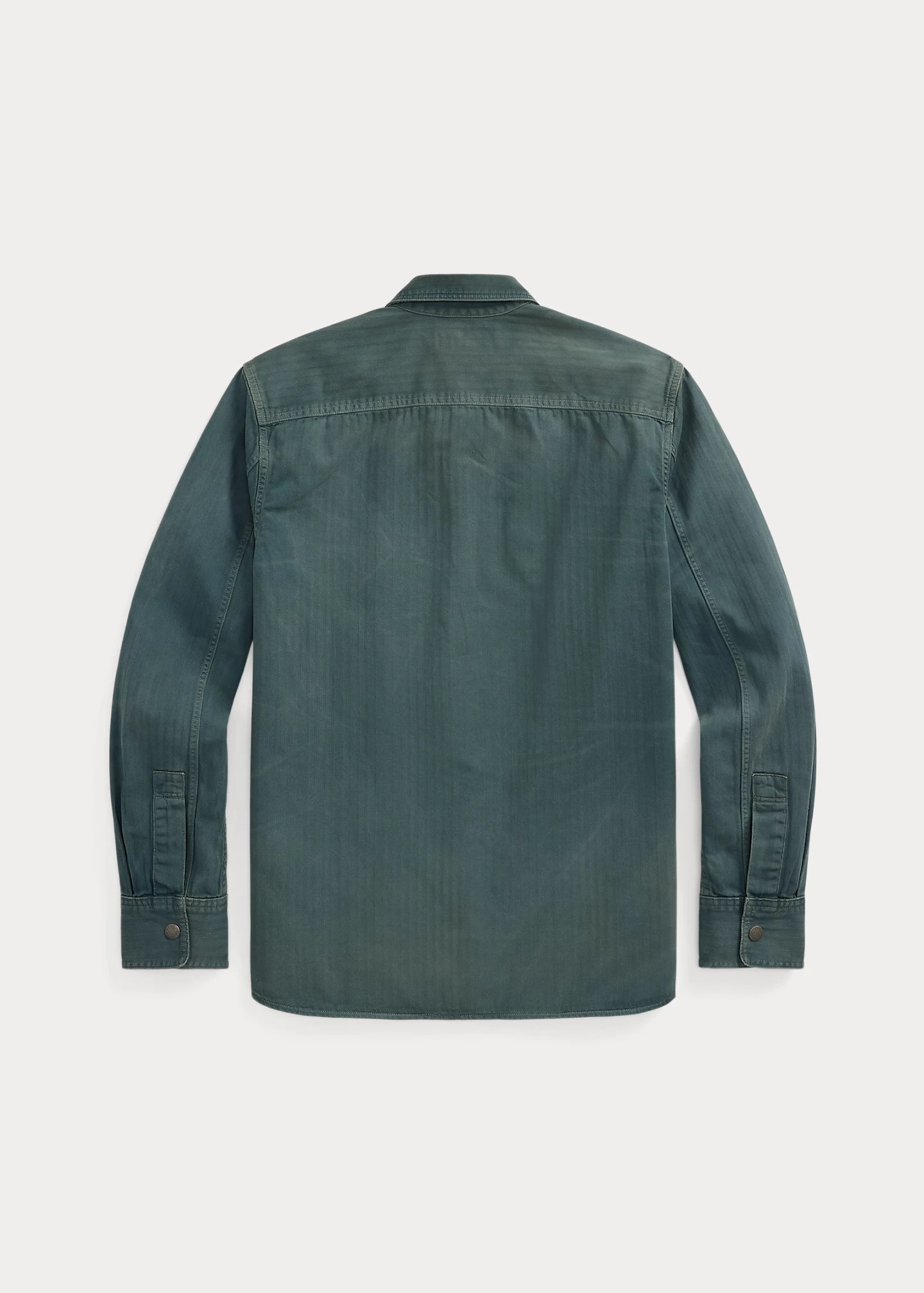Garment-Dyed Herringbone Twill Workshirt - 2