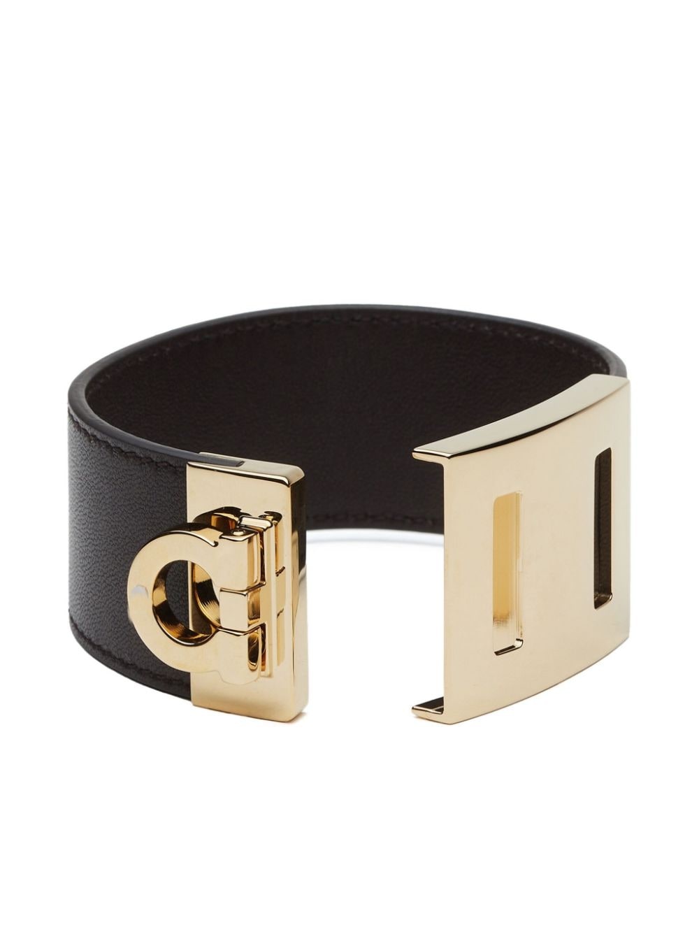 Gancini leather bracelet - 3