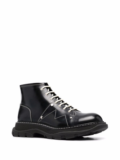 Alexander McQueen Tread lace-up boots outlook