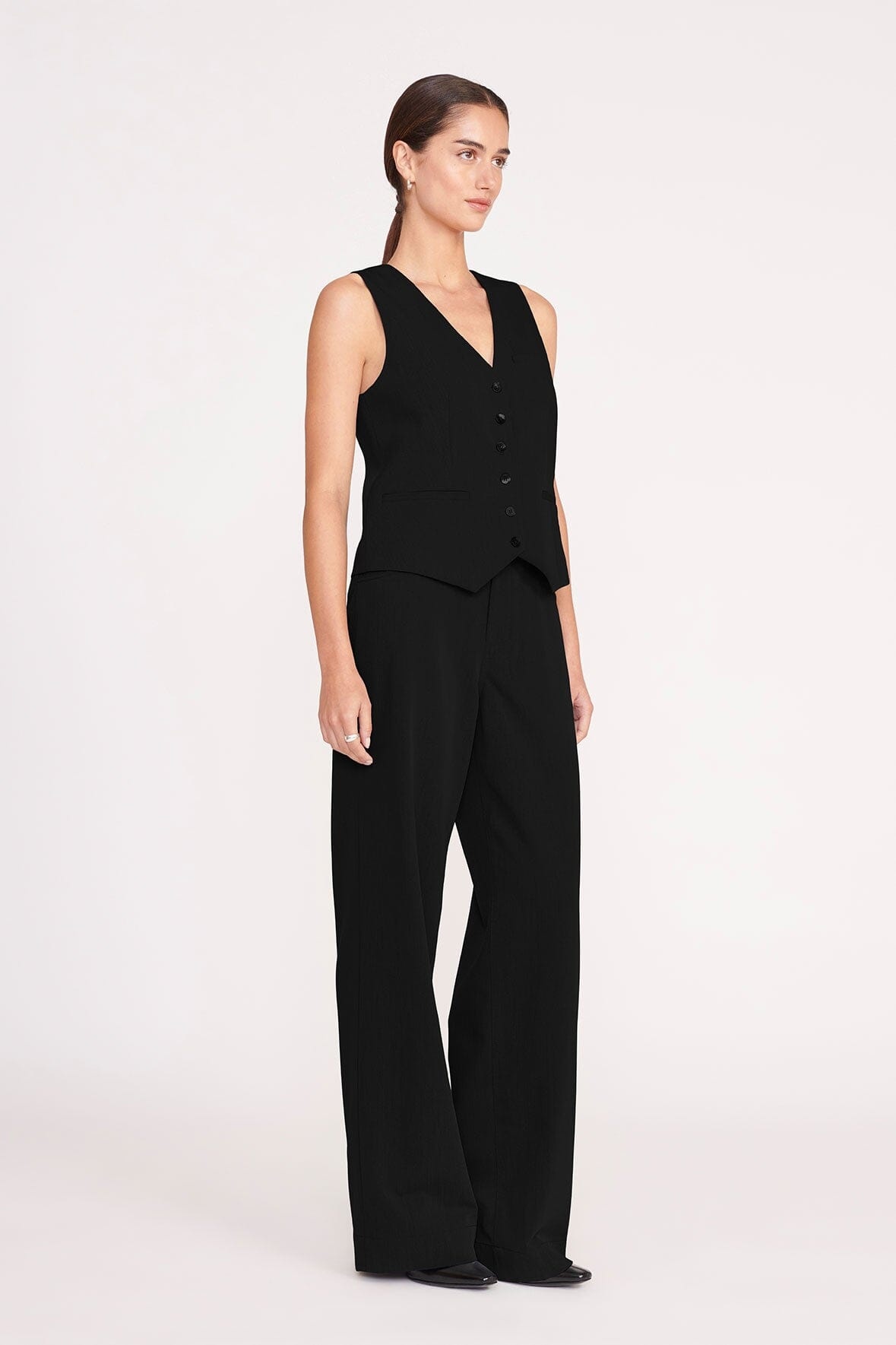 STAUD GRAYSON PANT BLACK - 3