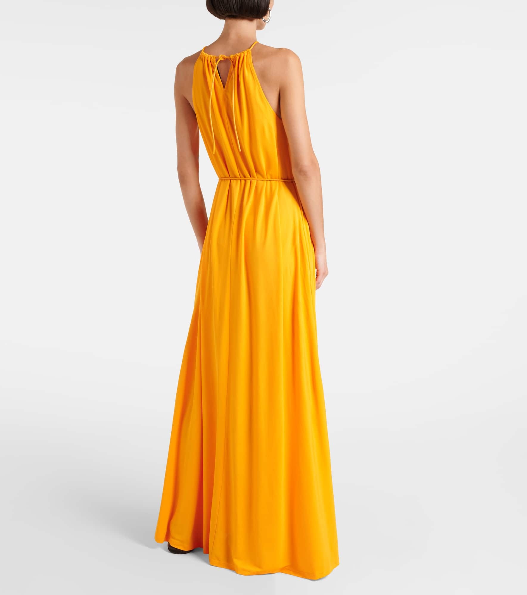 Lenny belted jersey maxi dress - 3