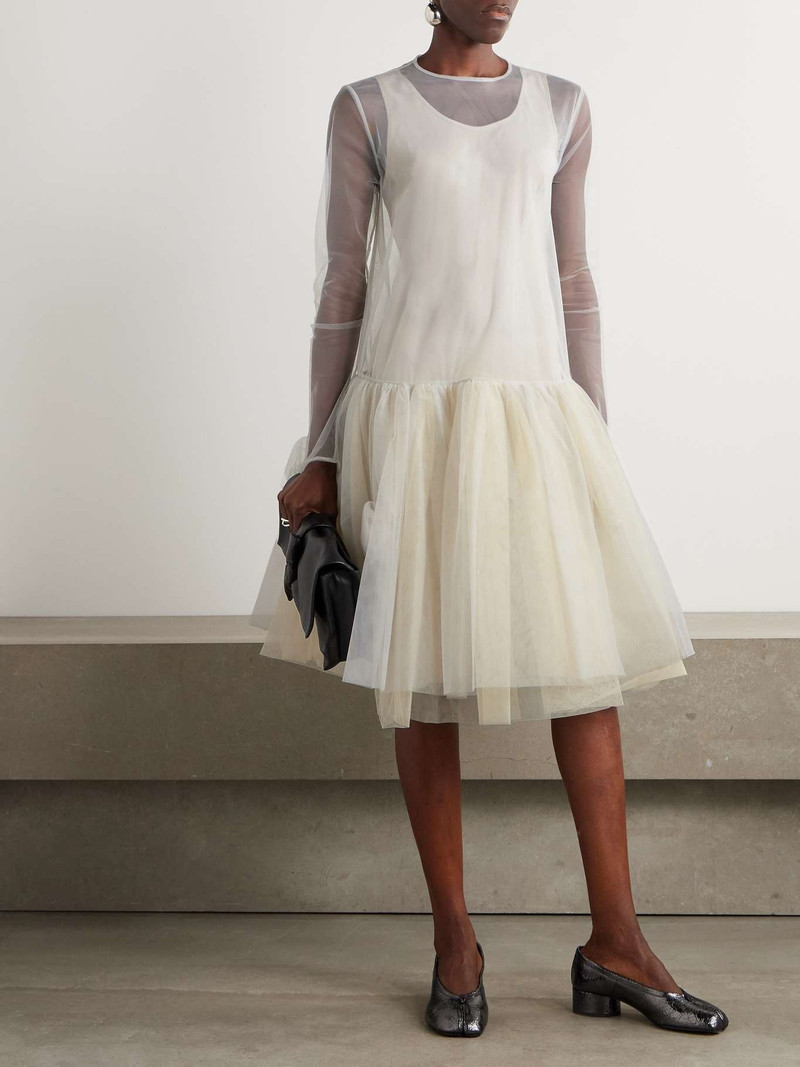 Molly Goddard Layered ruffled tulle dress outlook