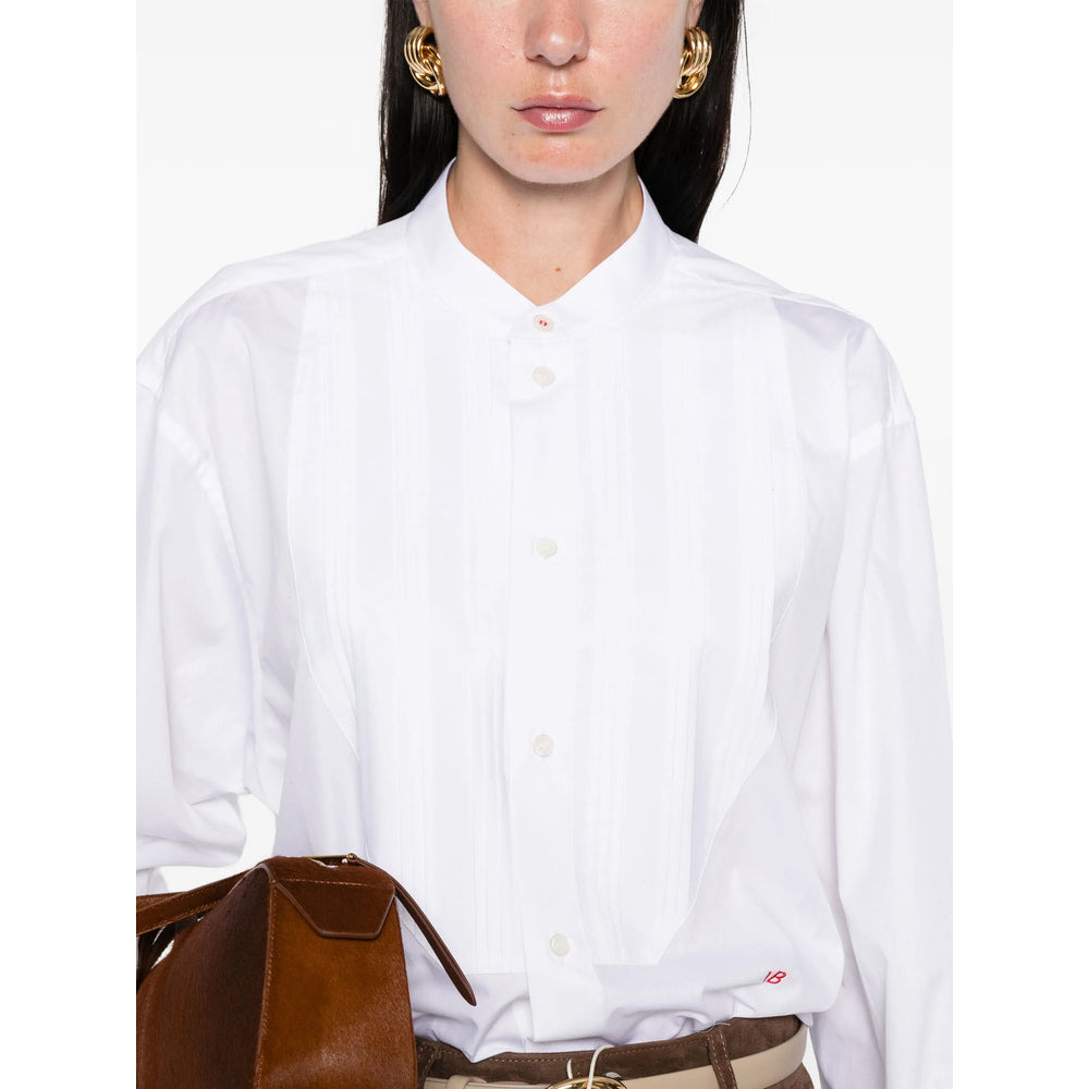 Victoria Beckham White Tops - Shirts Women - 4