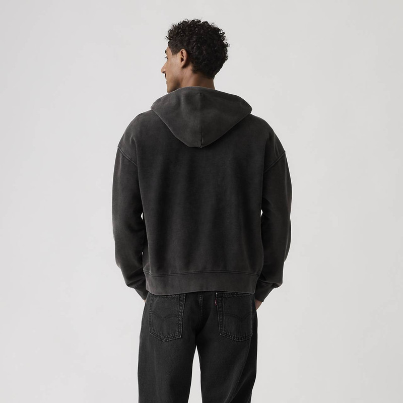 HAYES BOXY GRUNGE WASH FULL-ZIP SWEATSHIRT 4