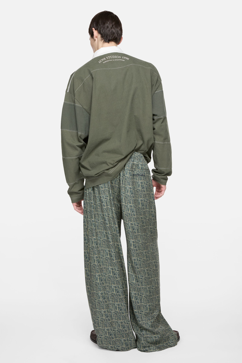 Monogram trousers - Blue multi 3
