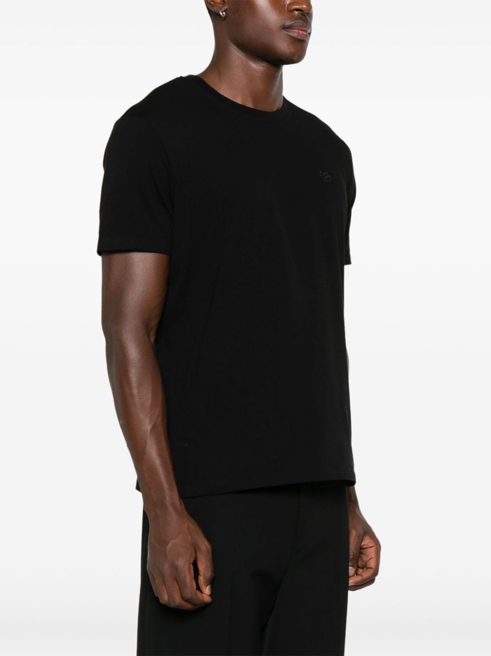 Pegaso-embroidered T-shirt - 3