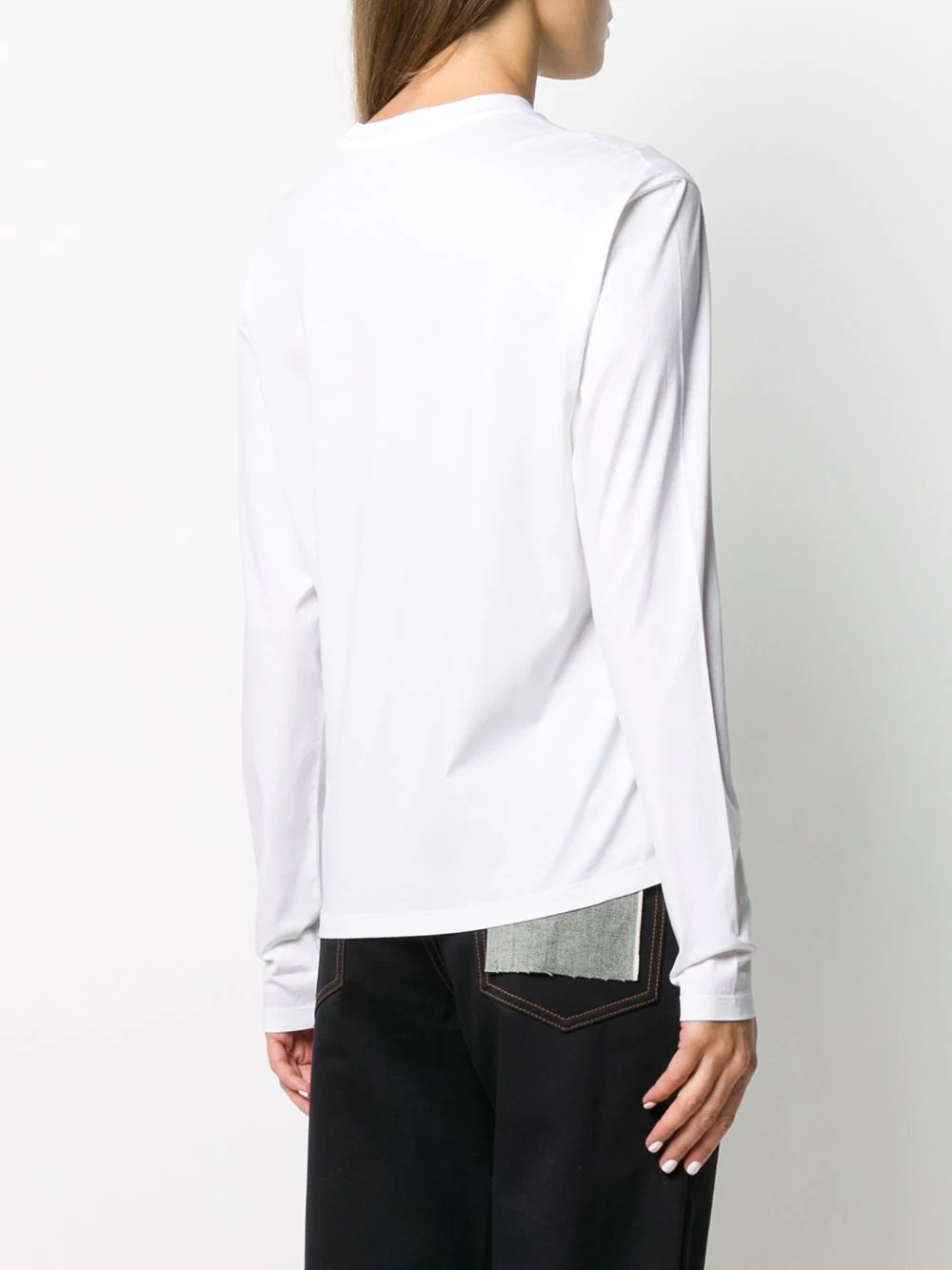 long sleeve cotton T-shirt - 4