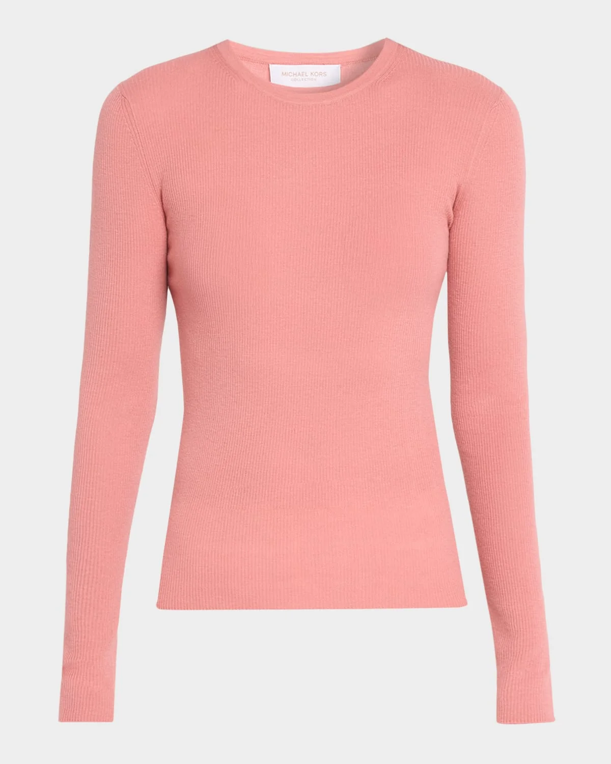 Hutton Ribbed Crewneck Cashmere Pullover - 1