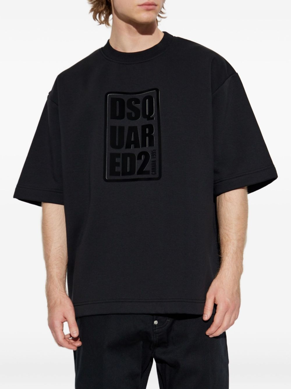 logo-print T-shirt - 3