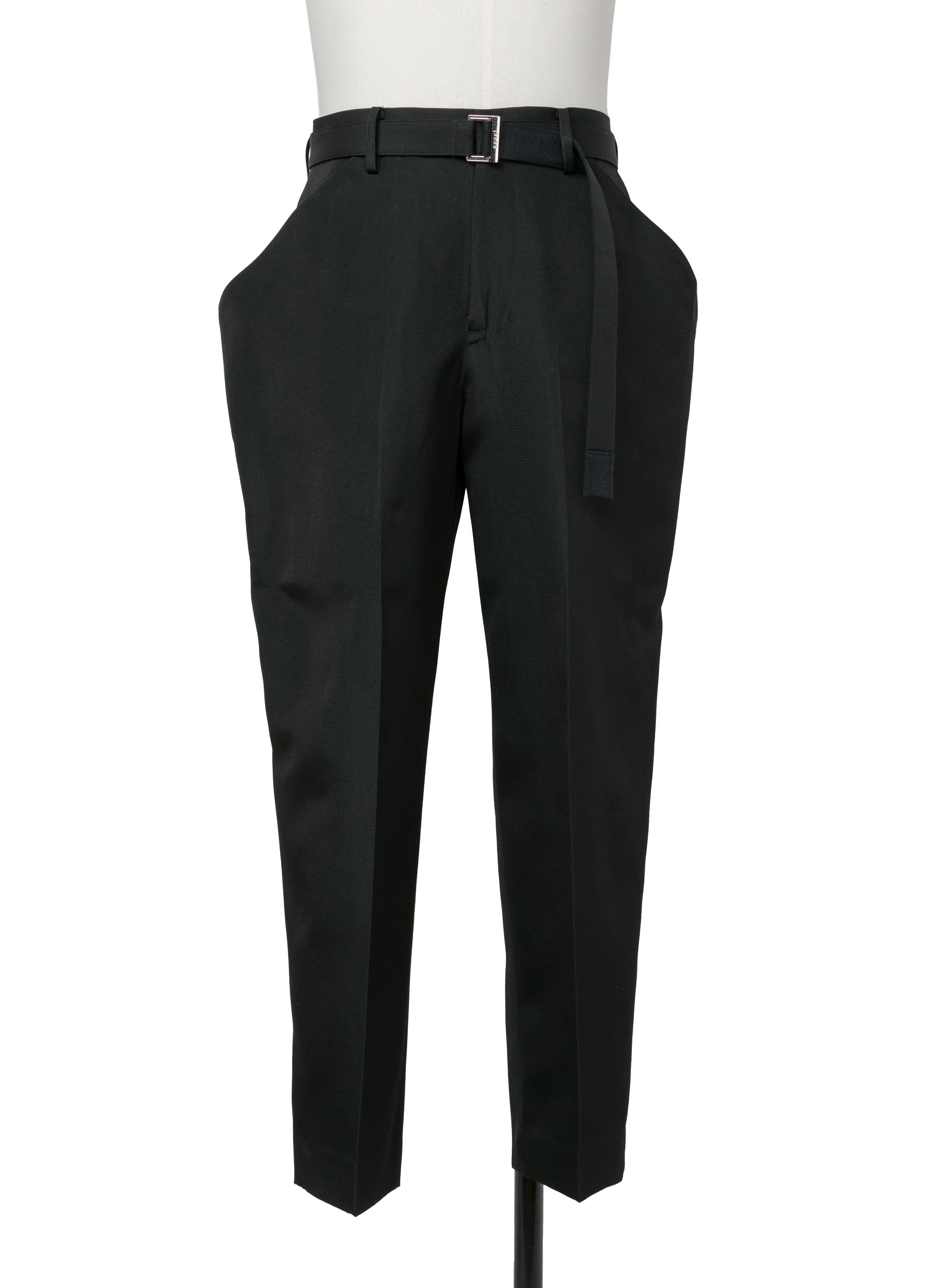 Double-Faced Silk Cotton Pants - 1
