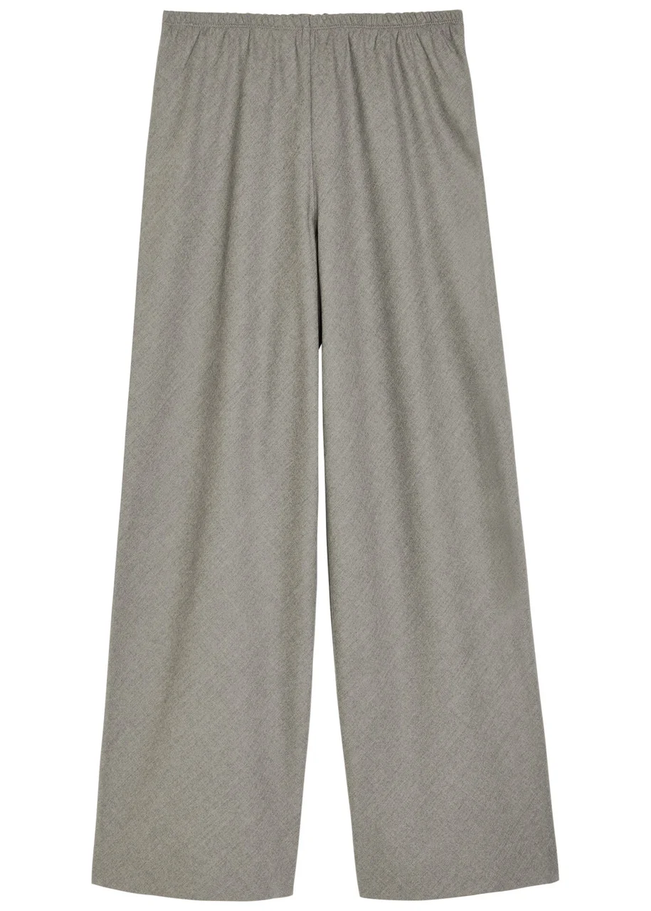 Maria Mcmanus Straight-leg Stretch-wool Trousers - 1