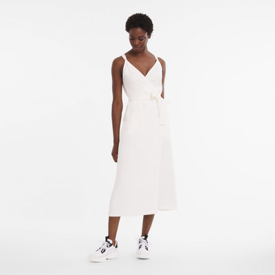 Longchamp Dress Ecru - Crepe outlook