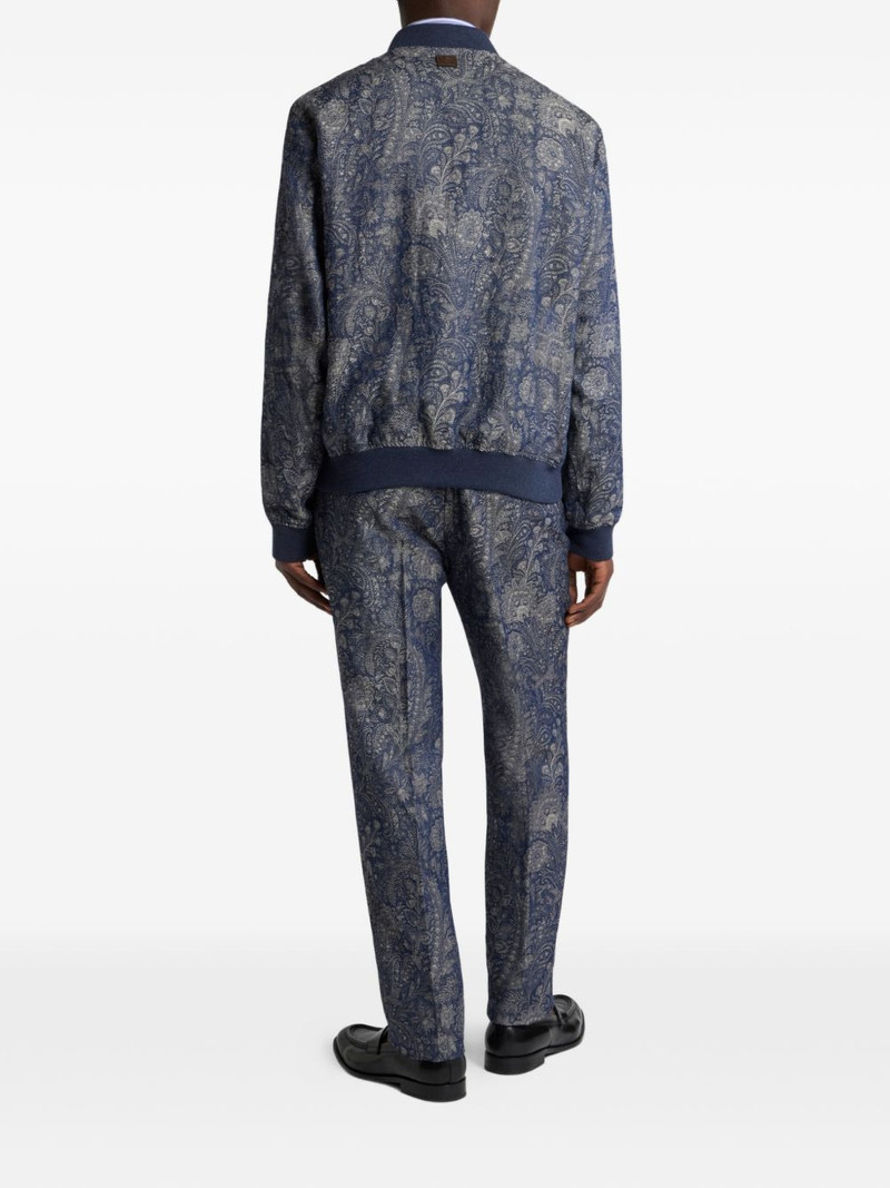 Etro jacquard paisley bomber jacket outlook