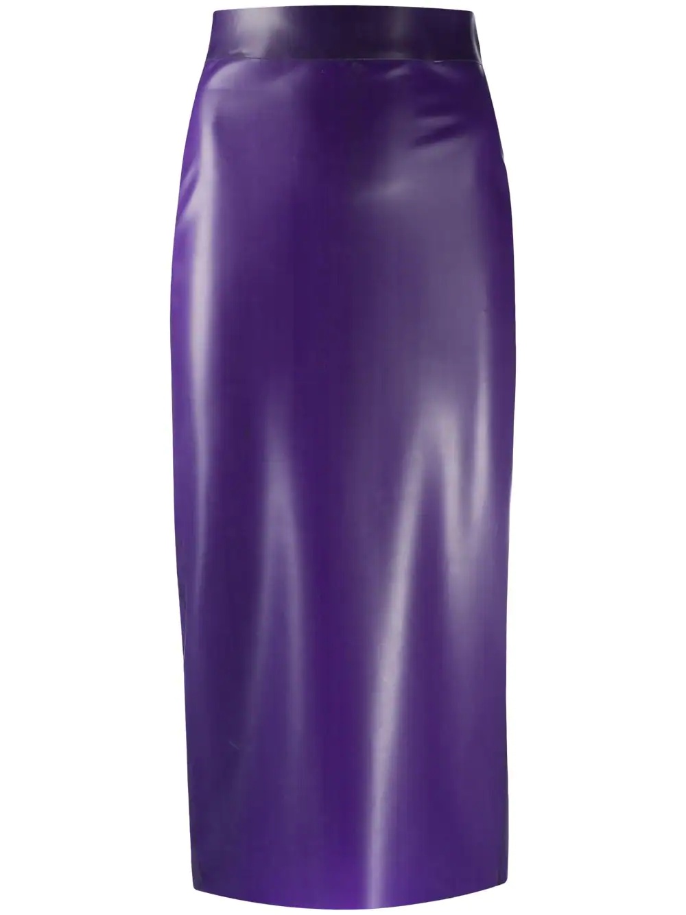 latex pencil skirt - 1