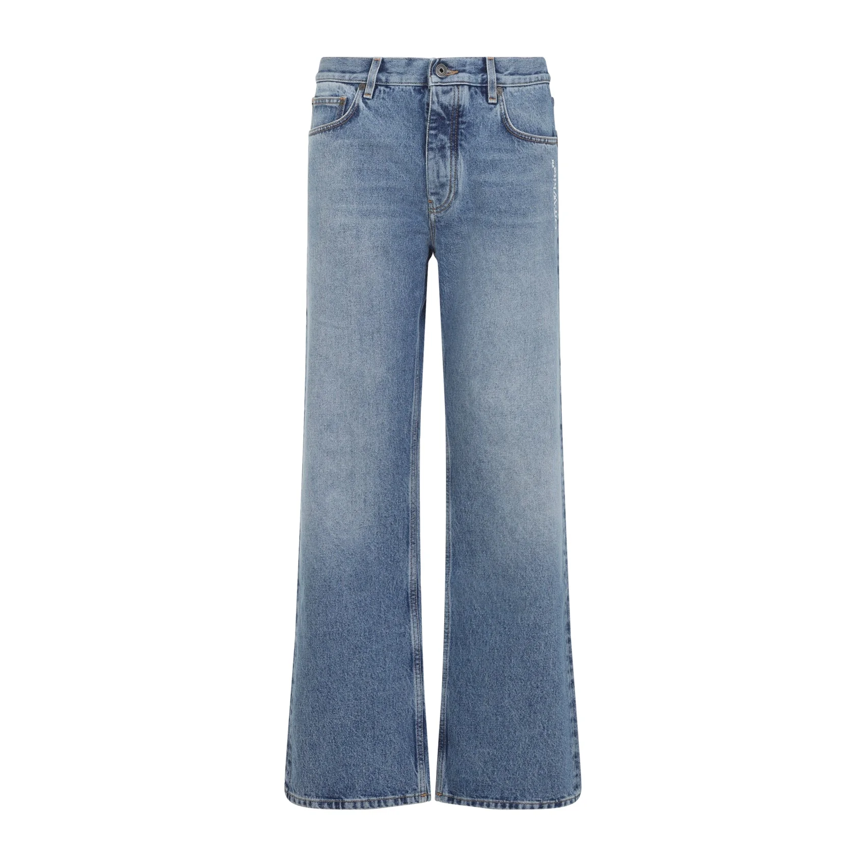 Off White Half Arrow Slim Relaxed Jeans Men - 1