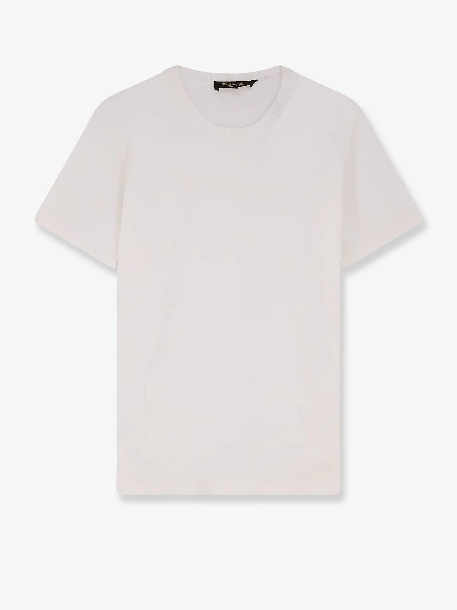 Cotton Sweater With Ribbed Profiles - 1