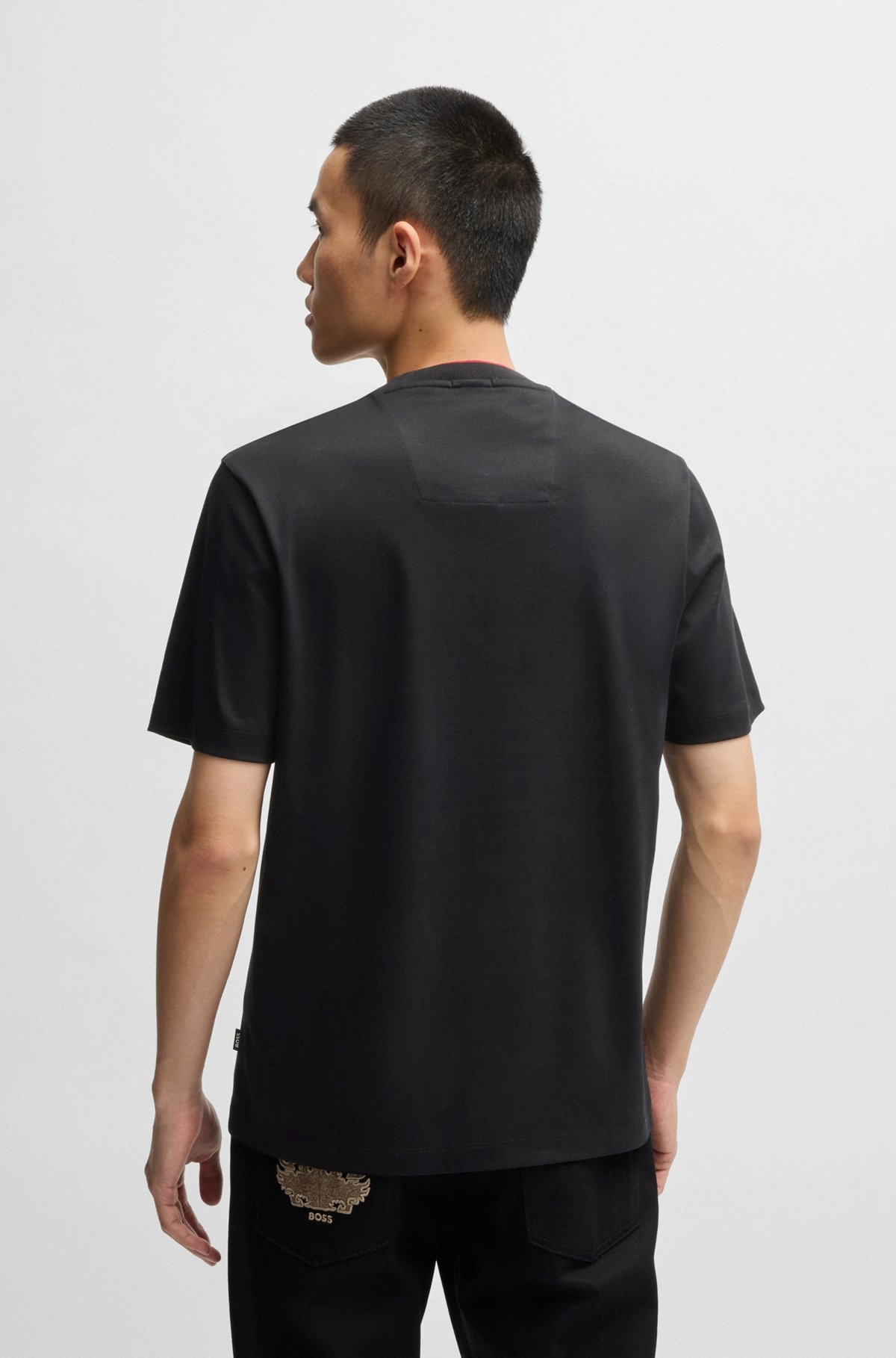 BOSS X CREATION OF THE GODS T-SHIRT WITH TAOTIE EMBROIDERY - 5