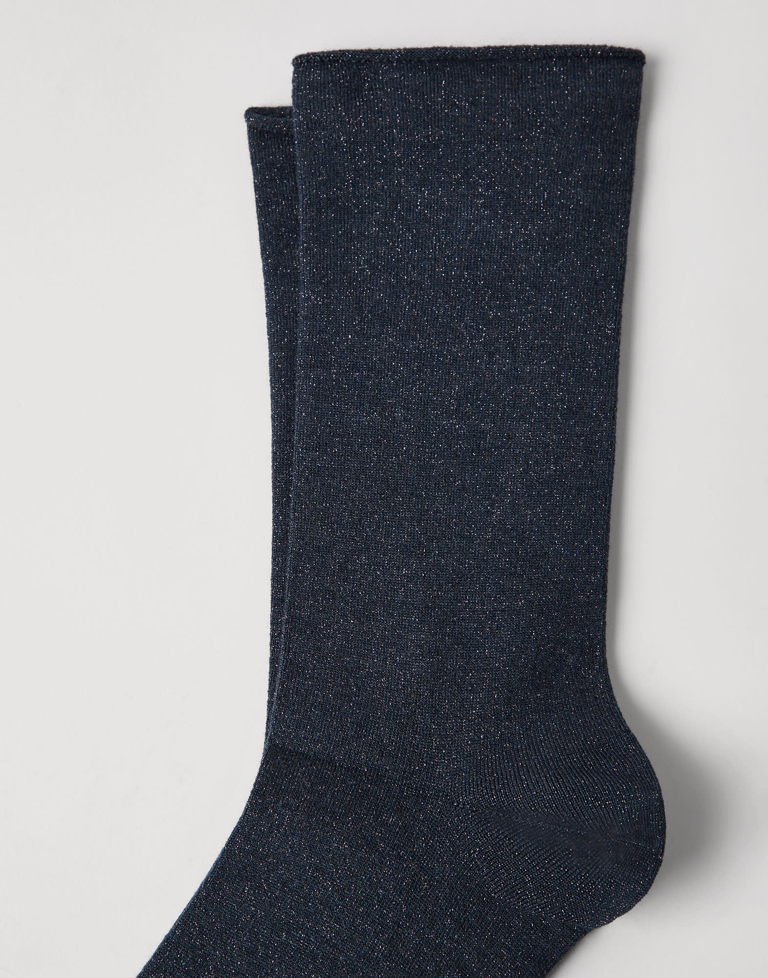 Cashmere and silk sparkling knit socks - 2
