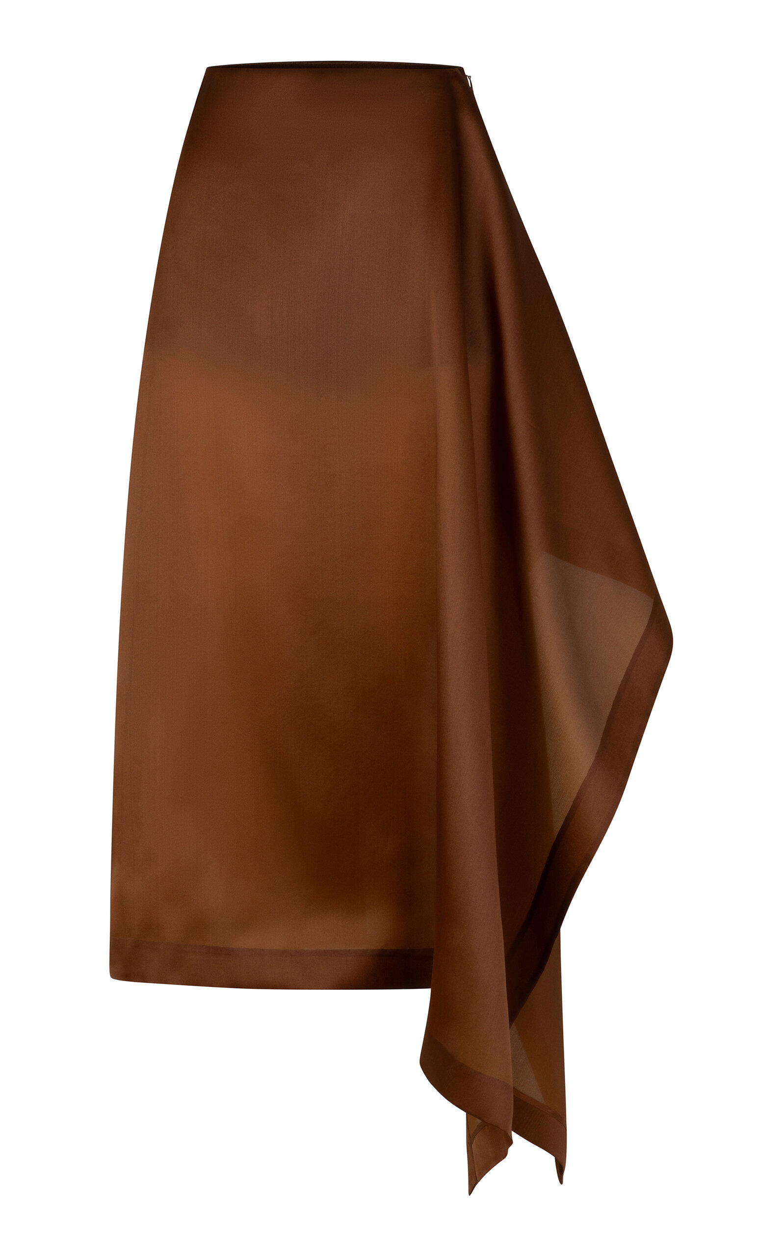 Mel Silk Organza Skort brown - 1