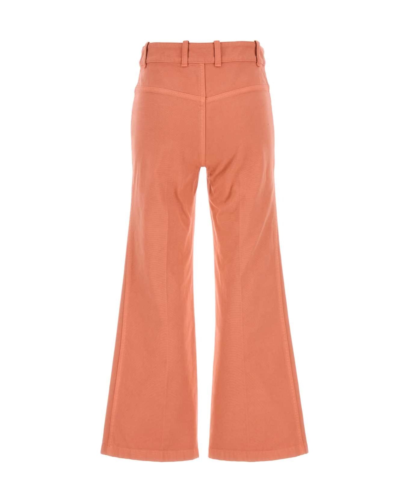 Salmon Denim Jeans - 2