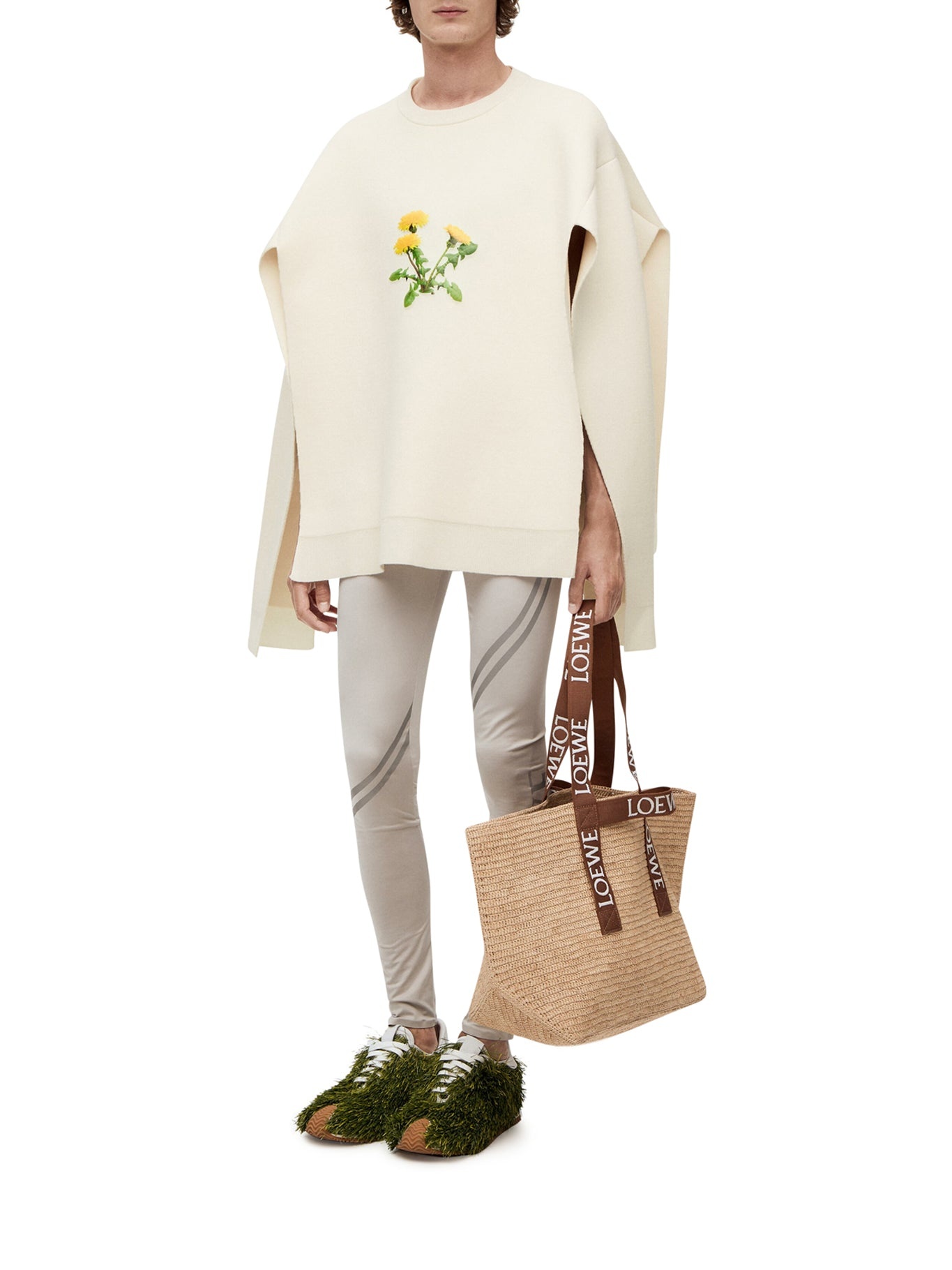 Loewe FOLD SHOPPER IN RAFFIA | suitnegozi | REVERSIBLE